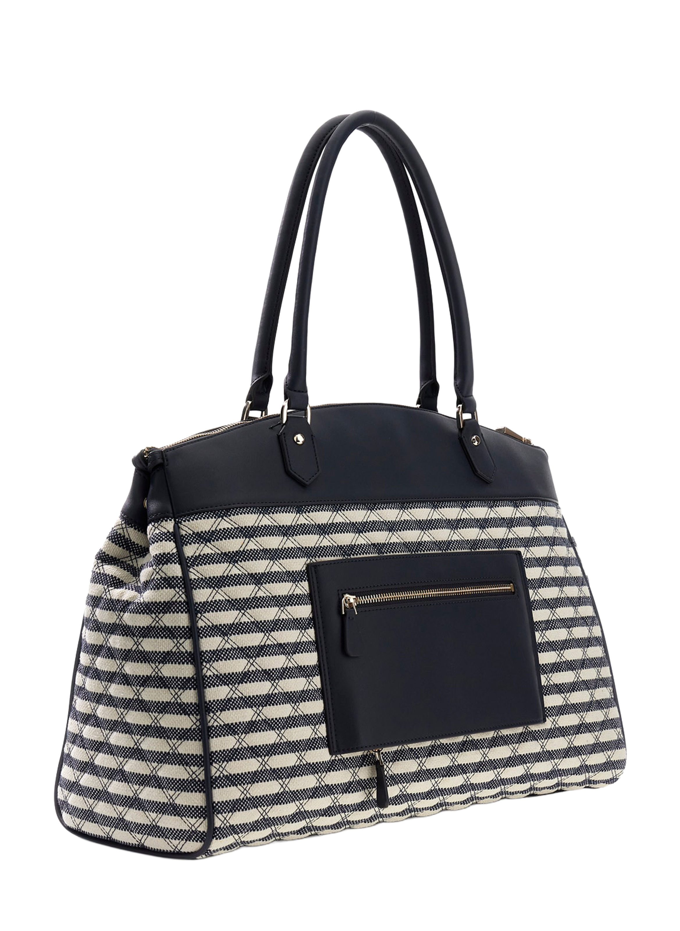 Guily striped tote bag GUESS Blue
