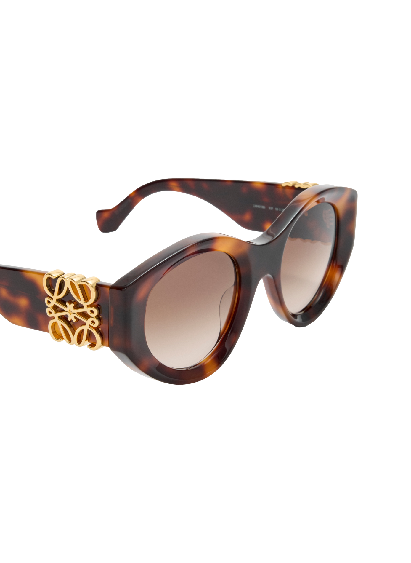 Lunettes de soleil Maxi Anagram Butterfly LOEWE Marron