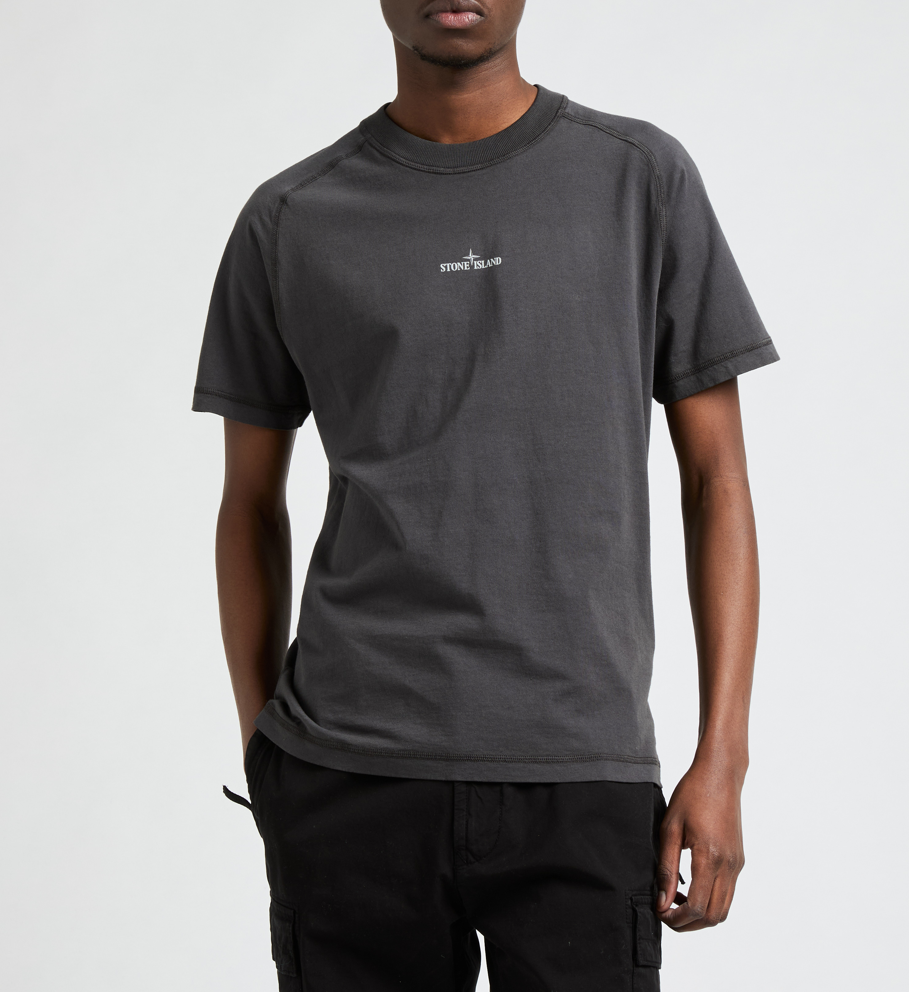 Cotton T-shirt STONE ISLAND Grey