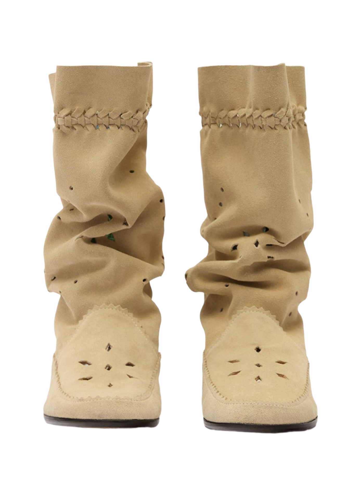 Soft suede calf Welky boots ISABEL MARANT Beige