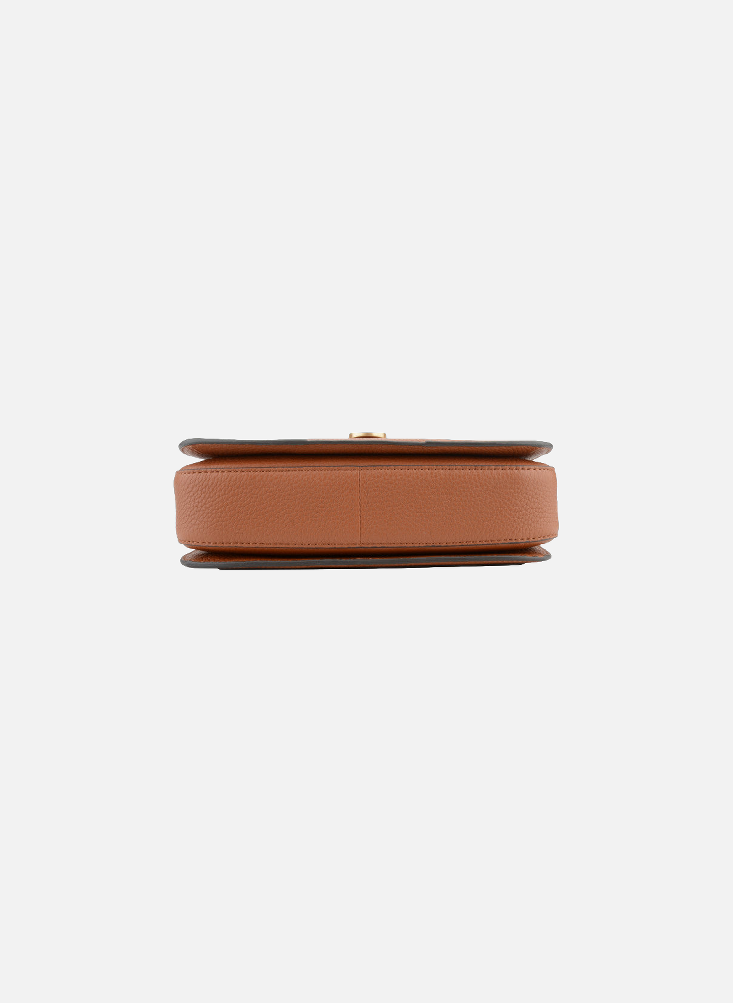 Auteuil | sac porté travers gm en cuir de vachette POURCHET Marron