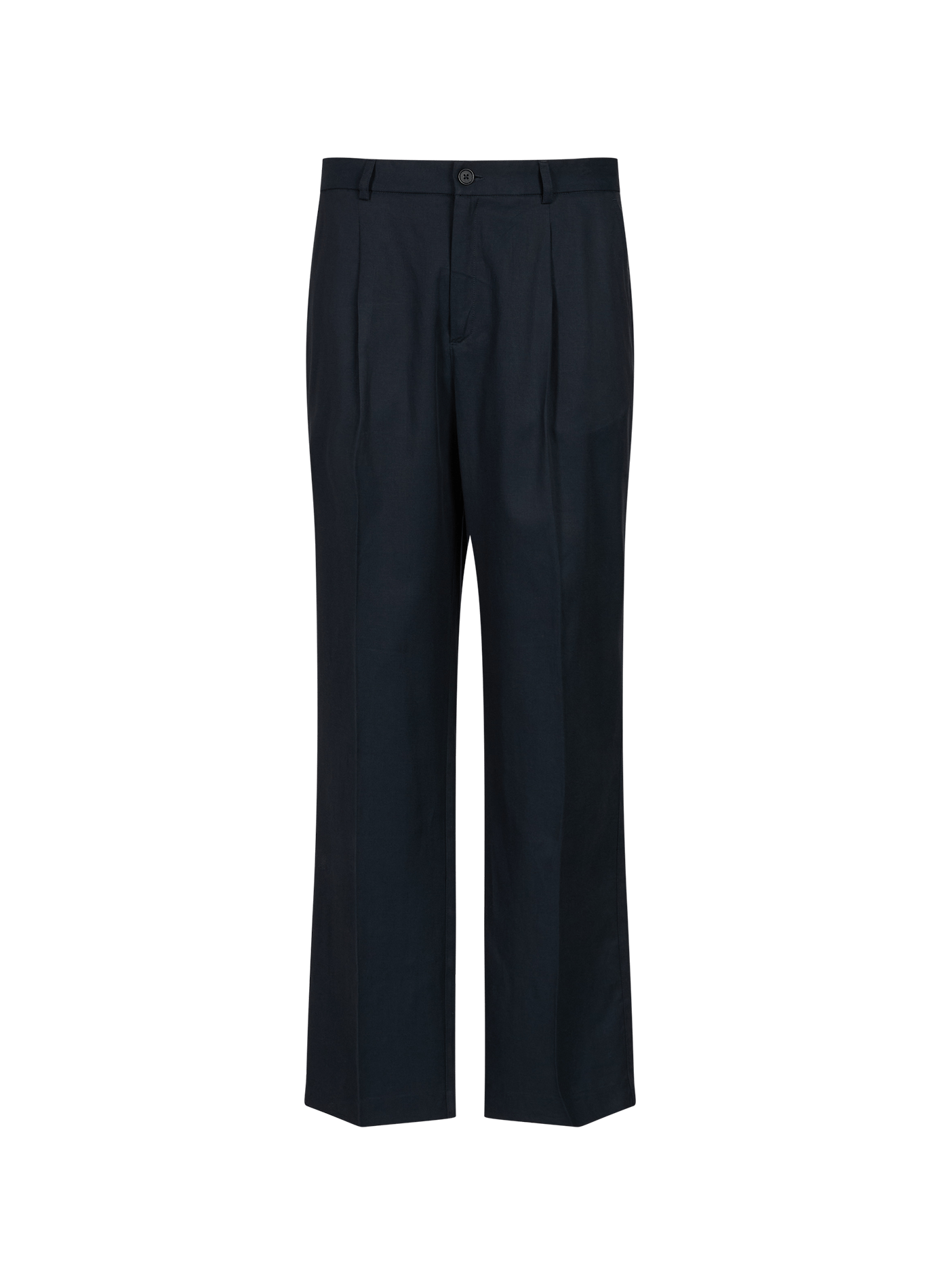 Plain trousers LES DEUX Blue