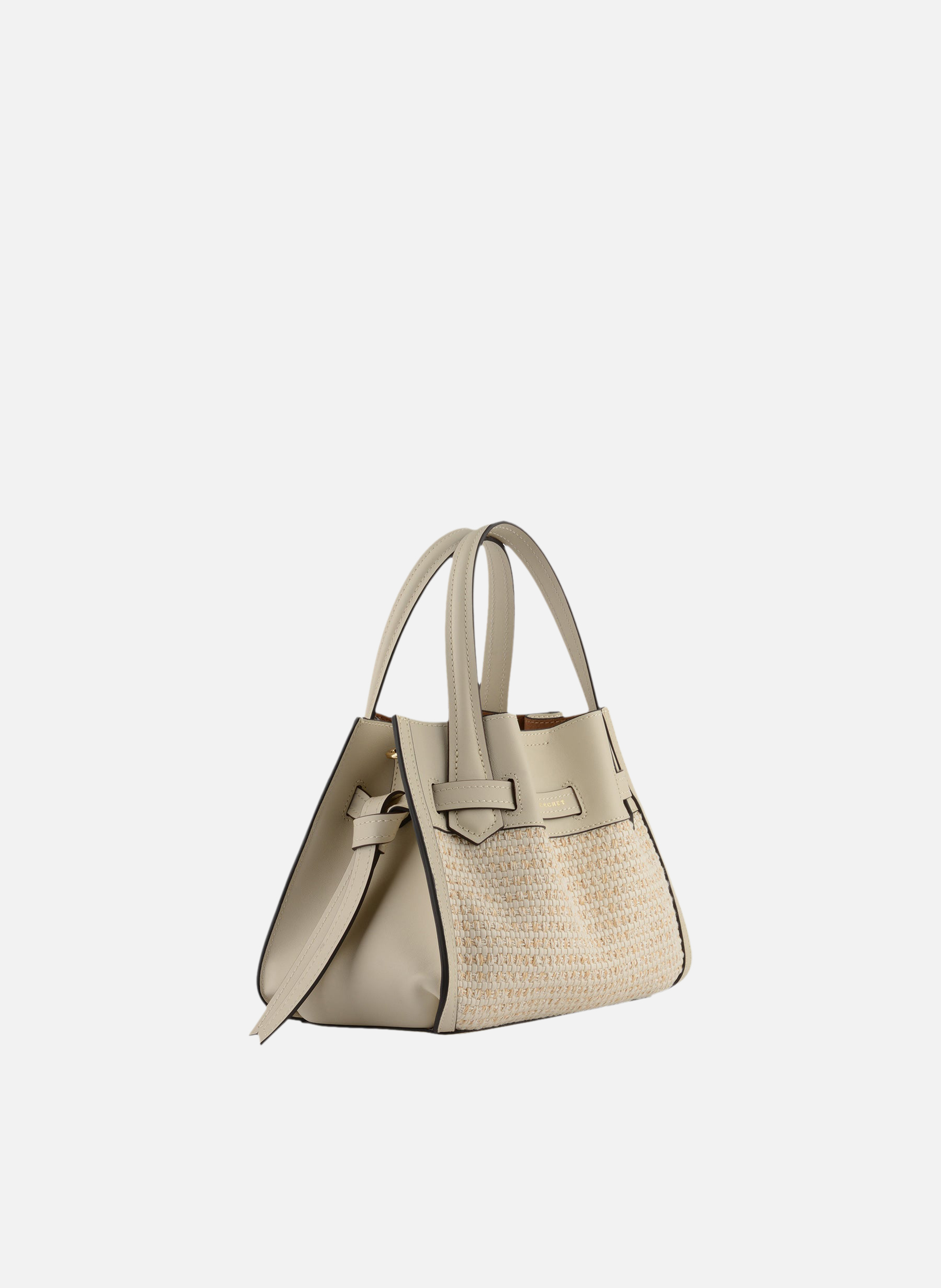 Blossom tressé | sac à main POURCHET Beige