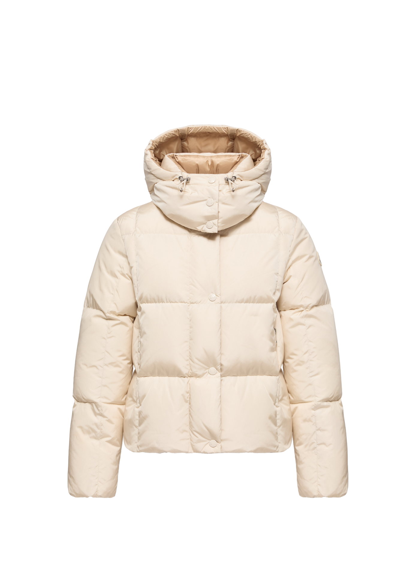 Removable hood padded jacket Castelnew MONCLER Beige