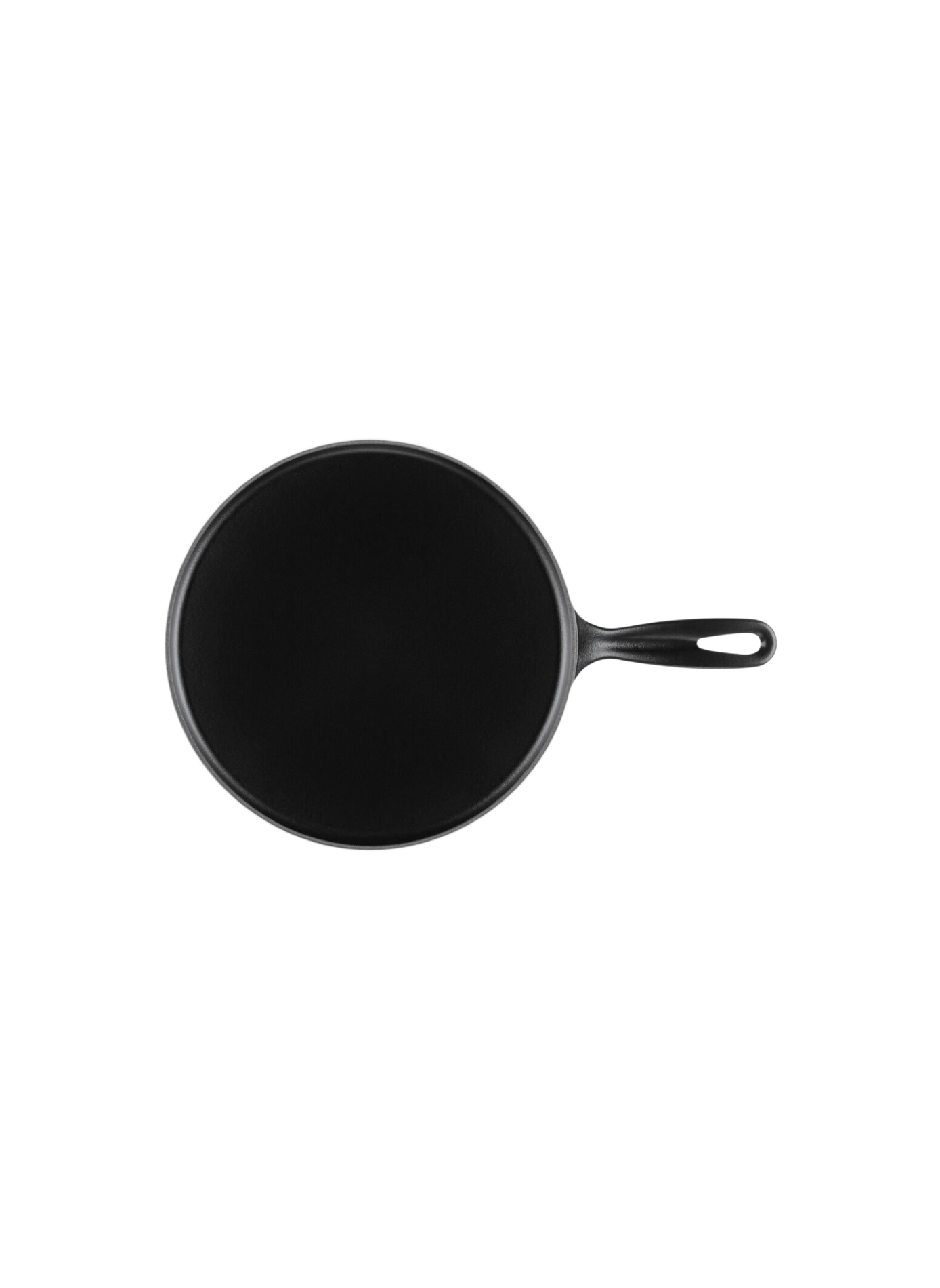 Small enameled cast iron crepe maker LE CREUSET Black