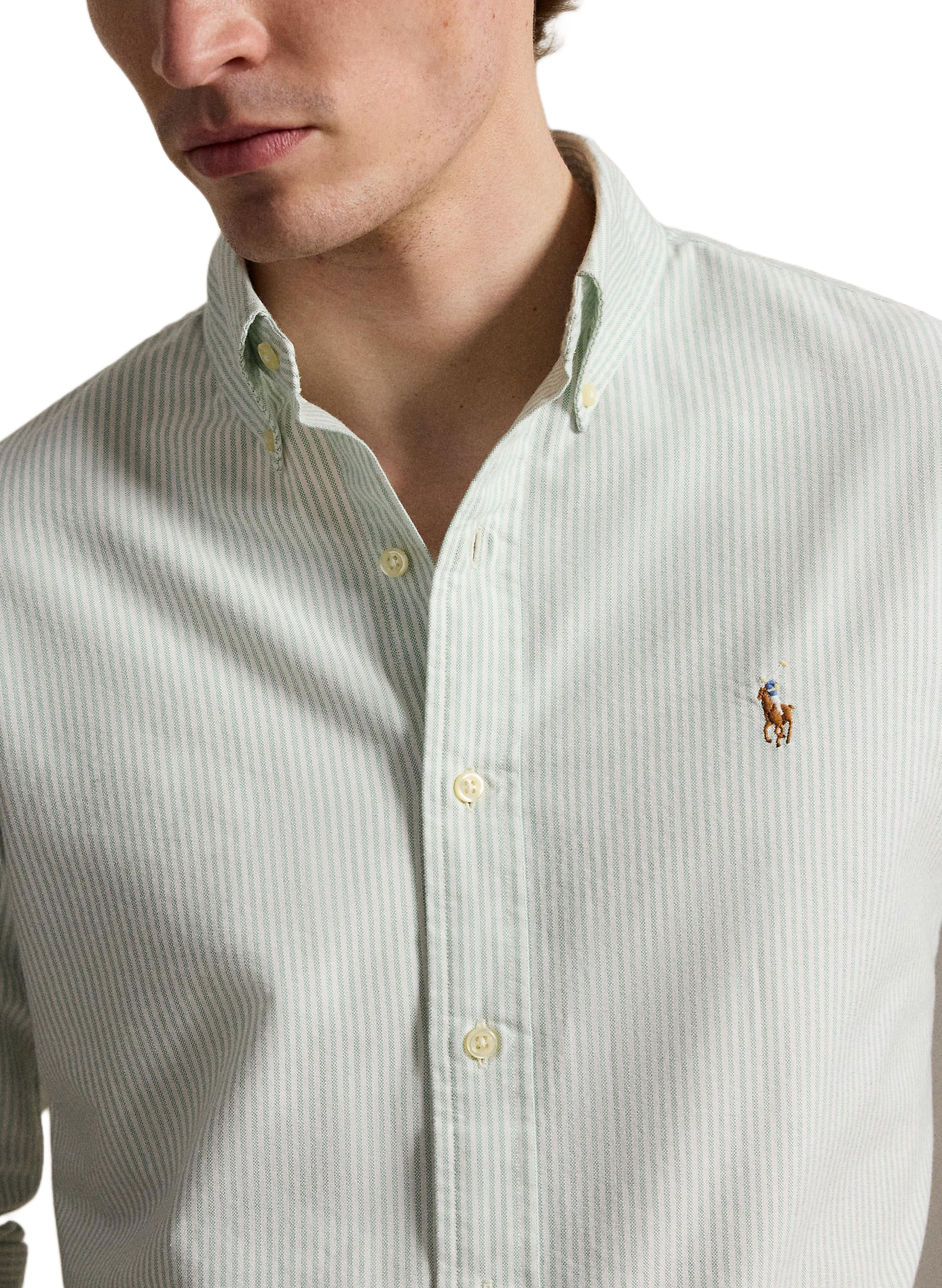 Linen shirt POLO RALPH LAUREN Green