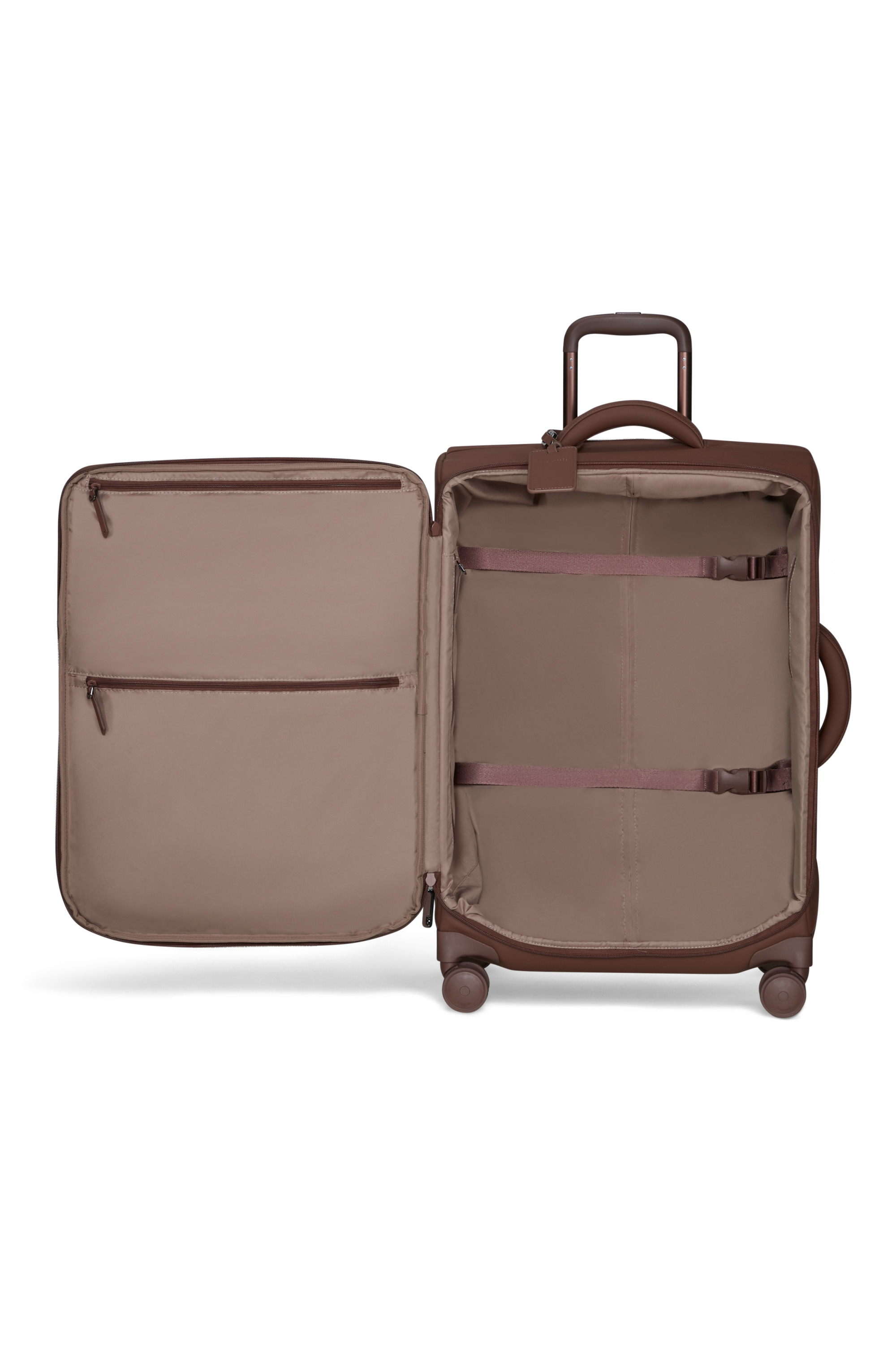 Lost in berlin valise 4 roues taille m LIPAULT PARIS Marron