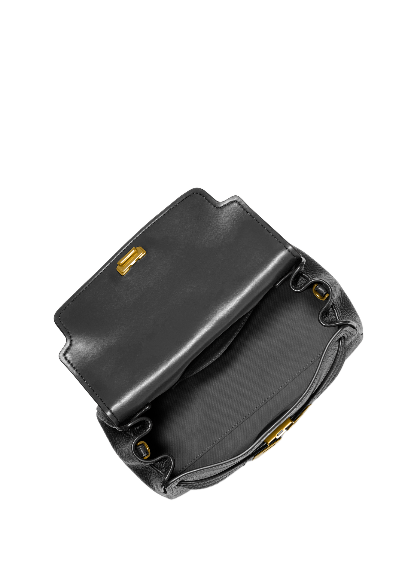 Handtasche aus strukturiertem Leder MICHAEL KORS Schwarz