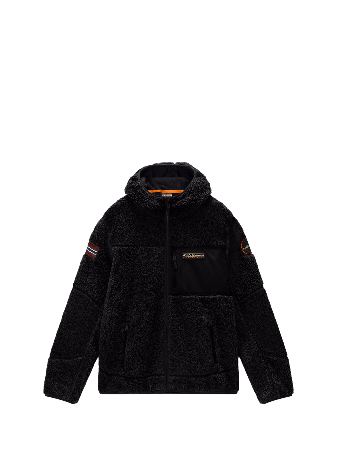 Polaire zippée droite à capuche  NAPAPIJRI Noir
