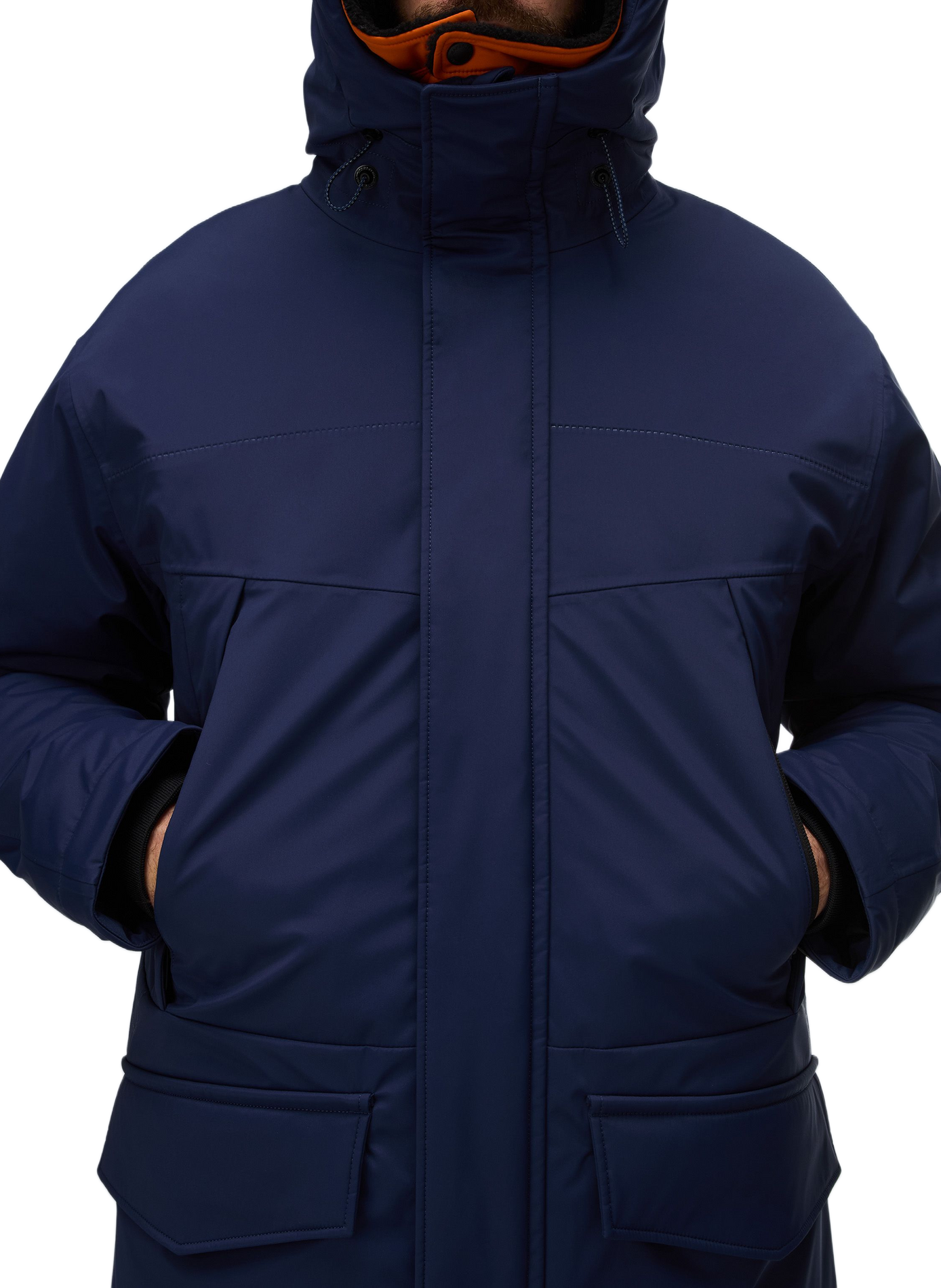 Weit geschnittener einfarbiger Parka mit Kapuze NAPAPIJRI Blau