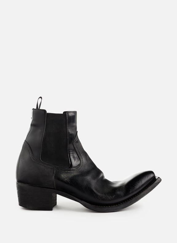 Bottines en cuir Noir by PRADA PRADA Bottines en cuir Noir