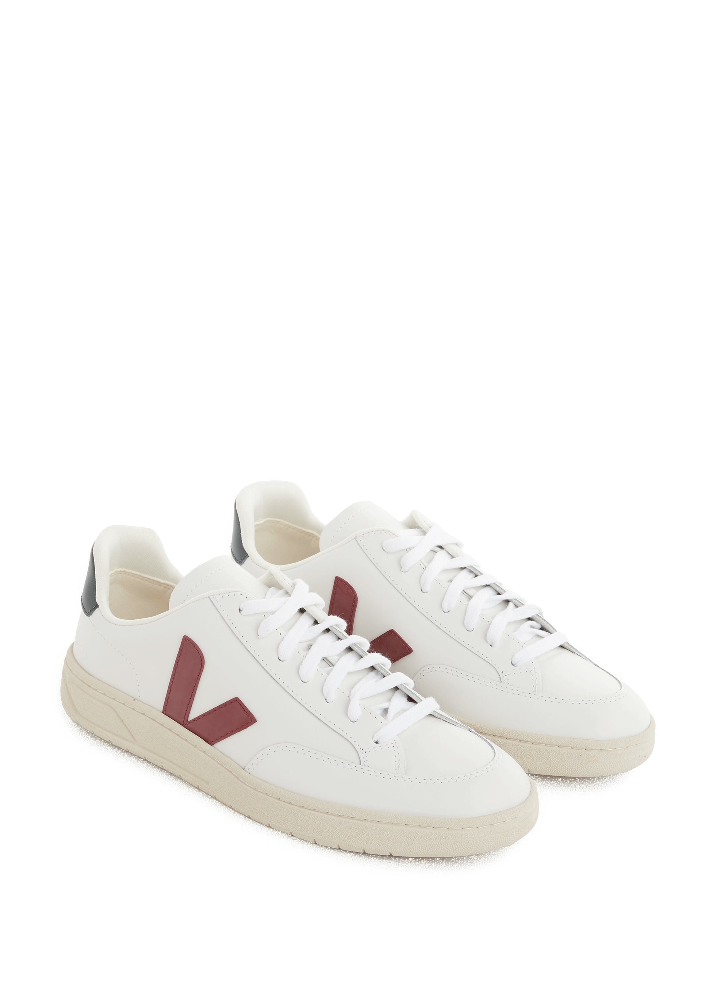 Baskets V-12 en cuir