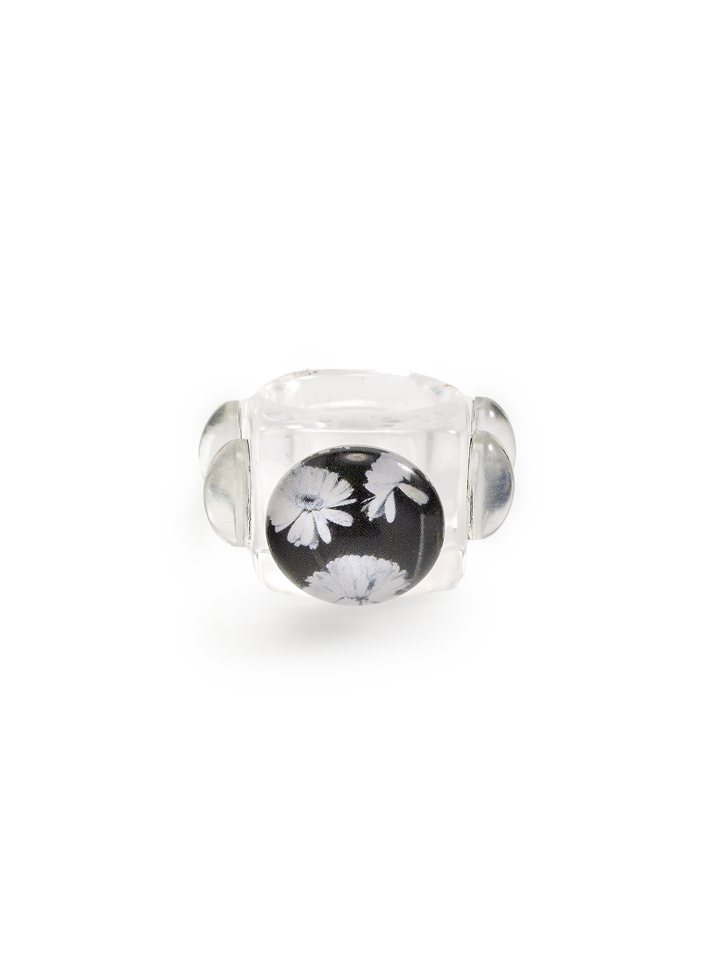 X TETIER - Margueritenring LA MANSO Schwarz