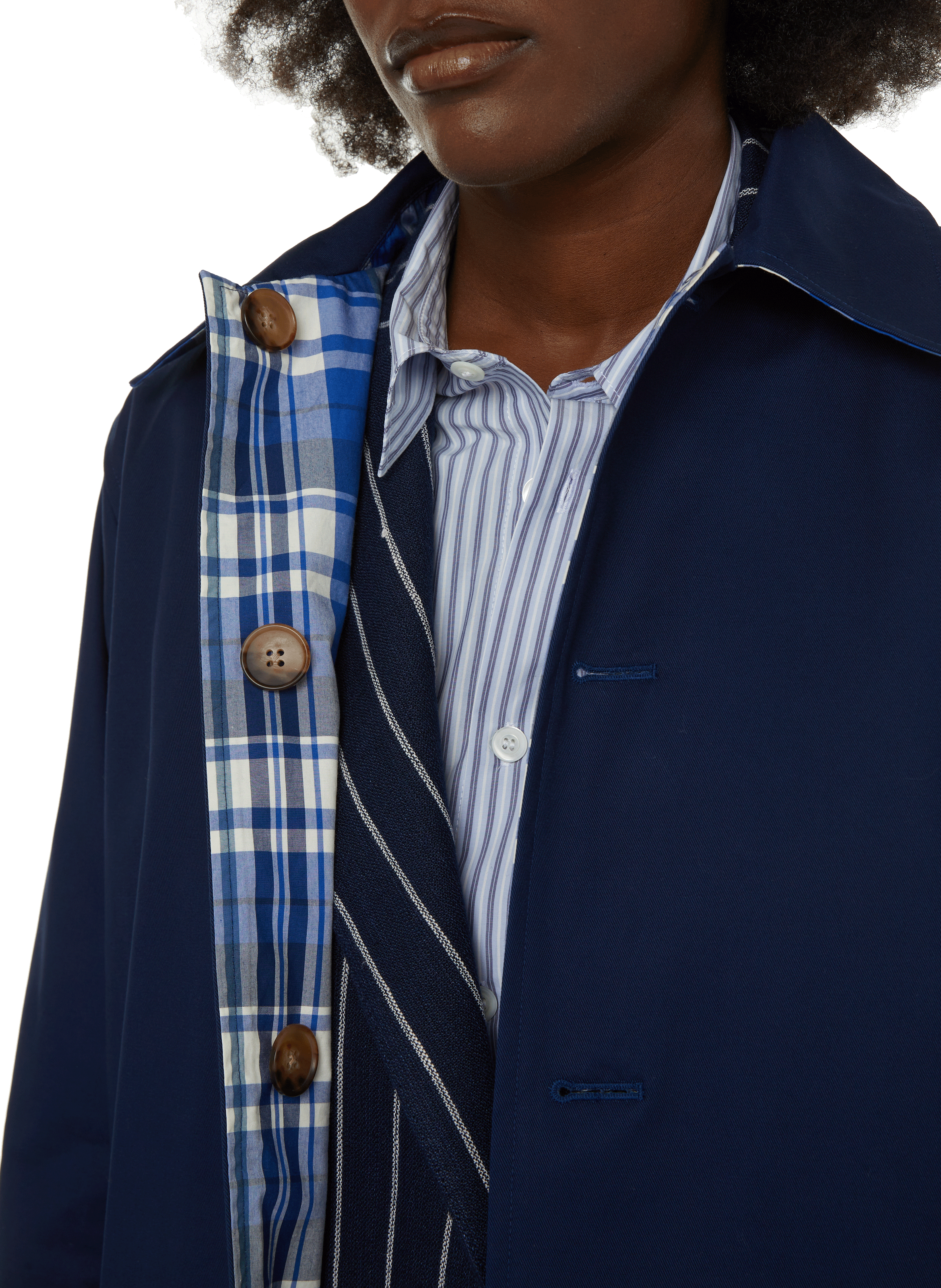 Trench en coton POLO RALPH LAUREN Bleu