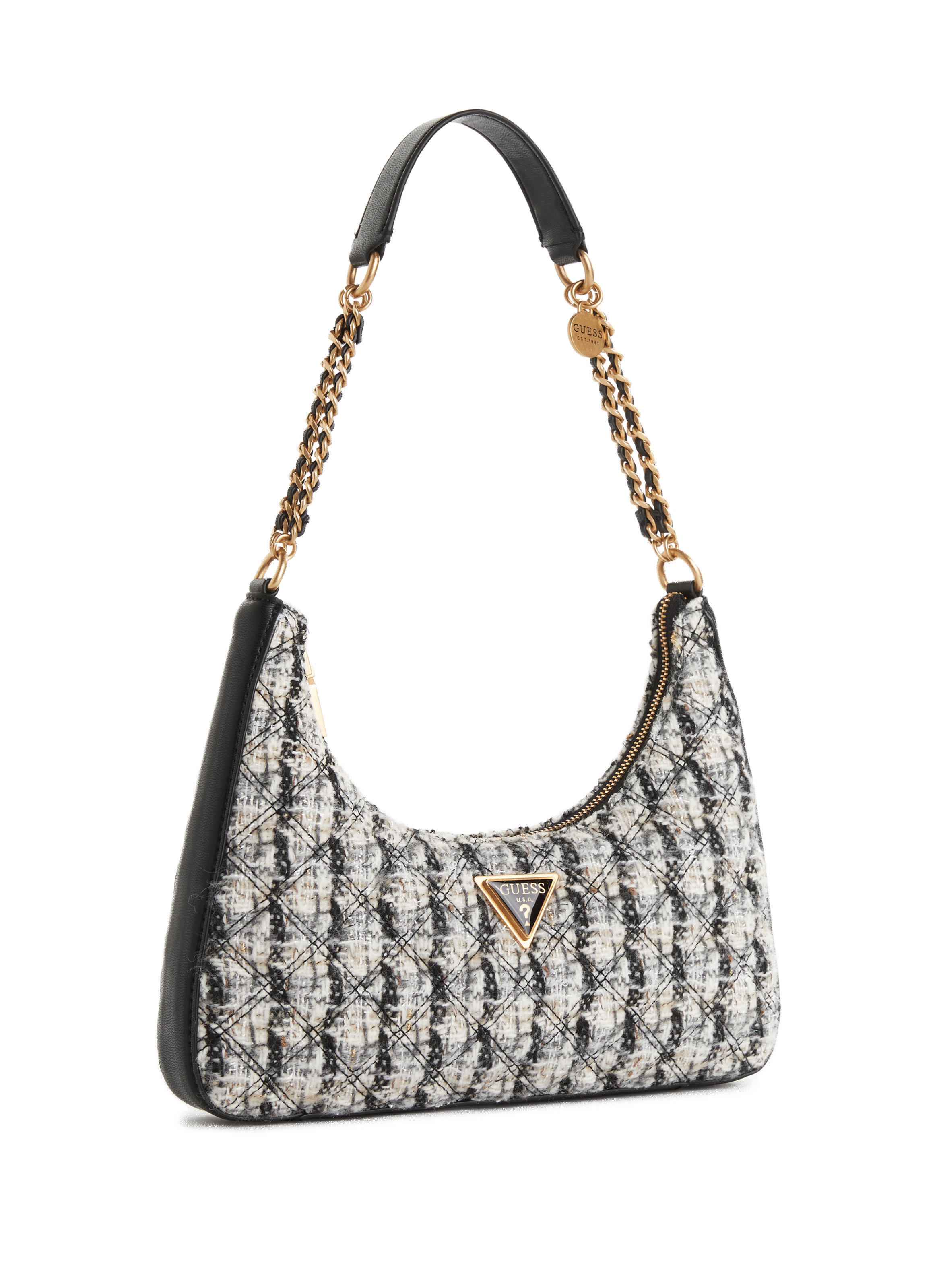 Sac à main en tweed