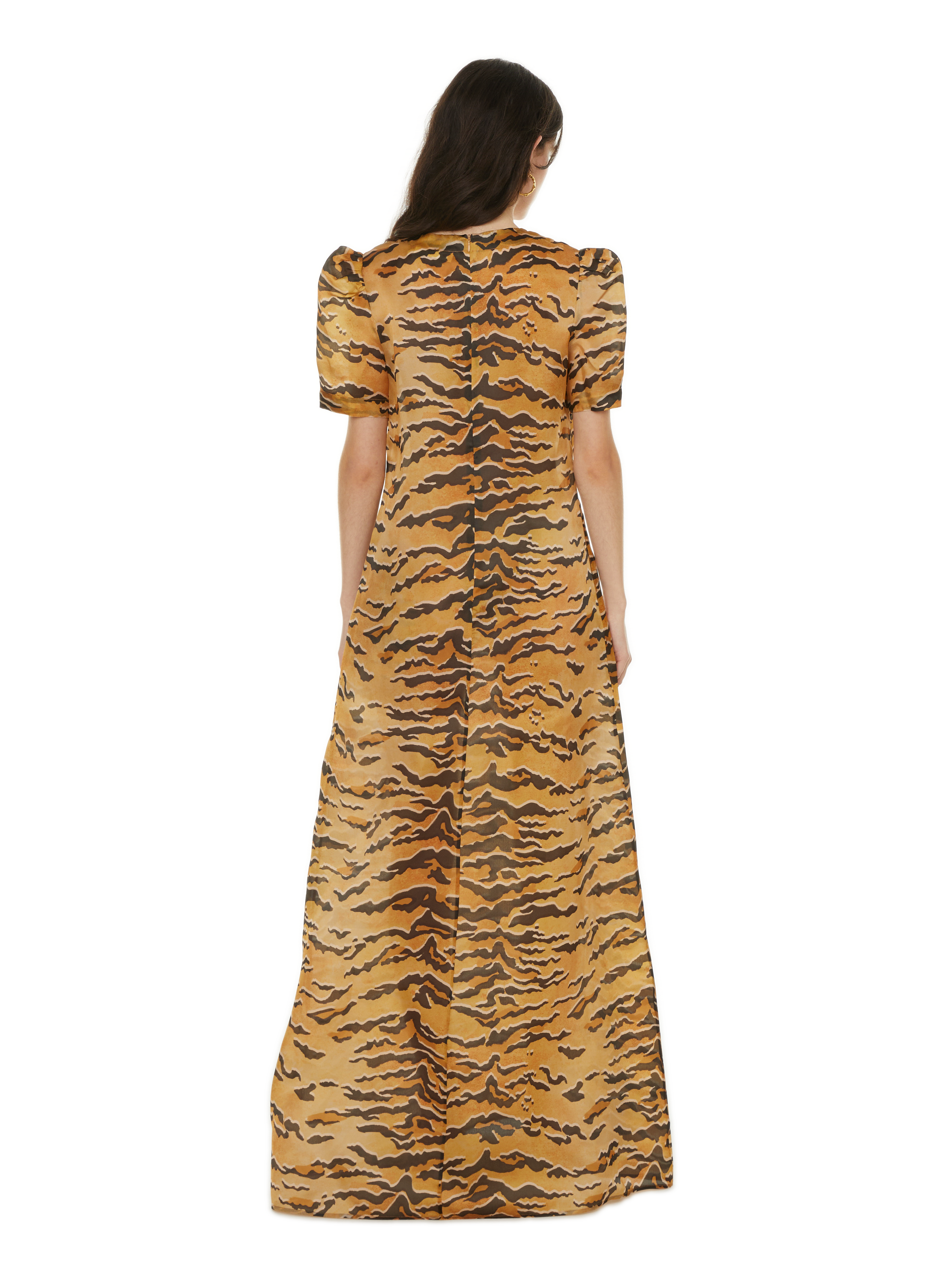 Robe longue en soie ZIMMERMANN Multicolore