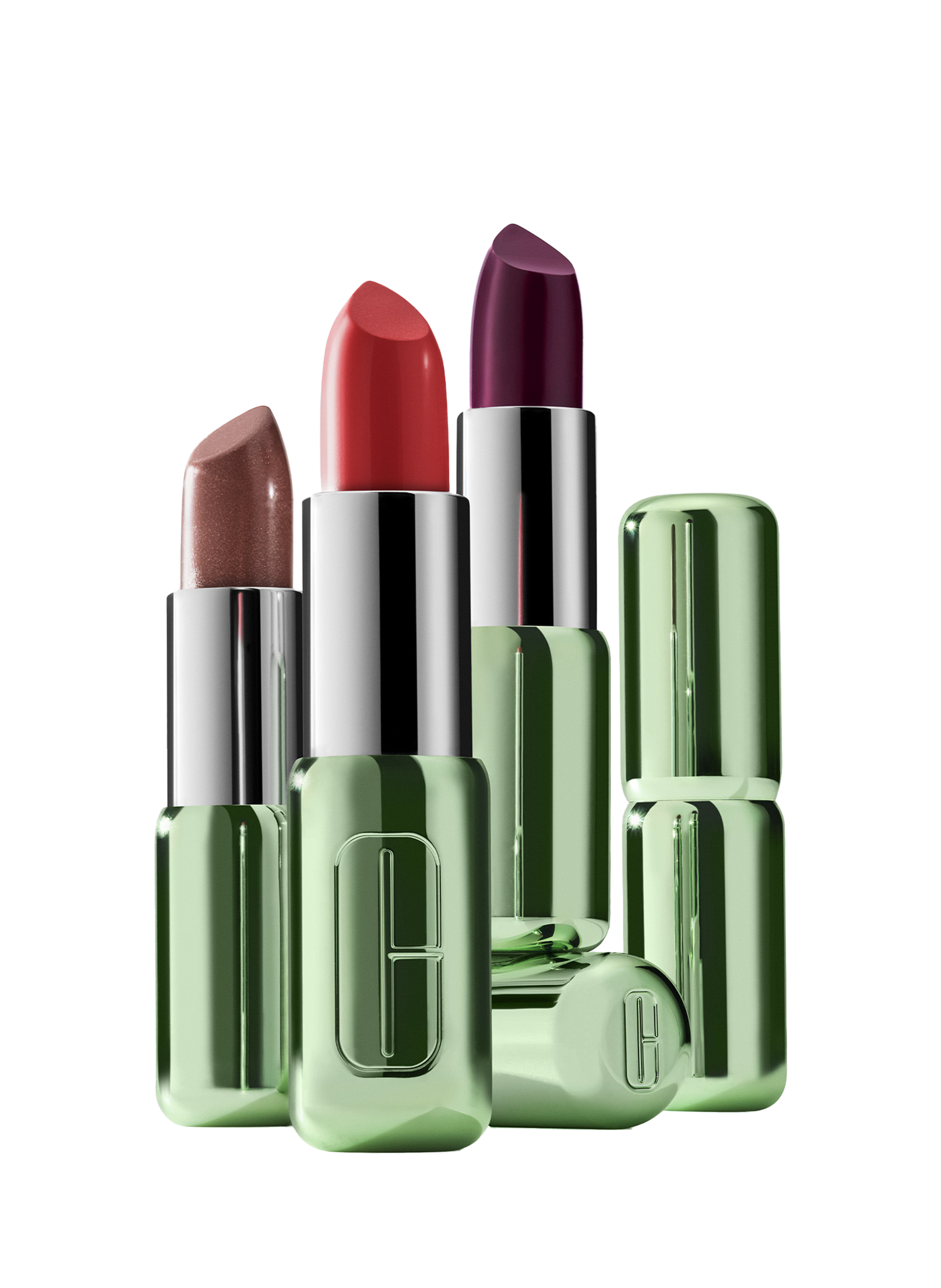 Clinique Pop™ - Long-Wear Lipstick - Shiny, Satin, and Matte Finish 37 peppermint pop - satiné