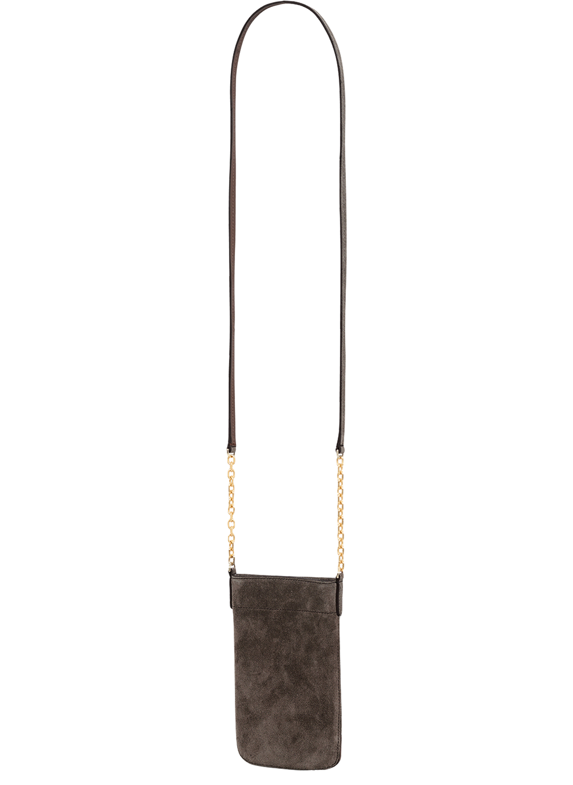 Porte téléphone en cuir velours - le charlotte phone GERARD DAREL Bleu