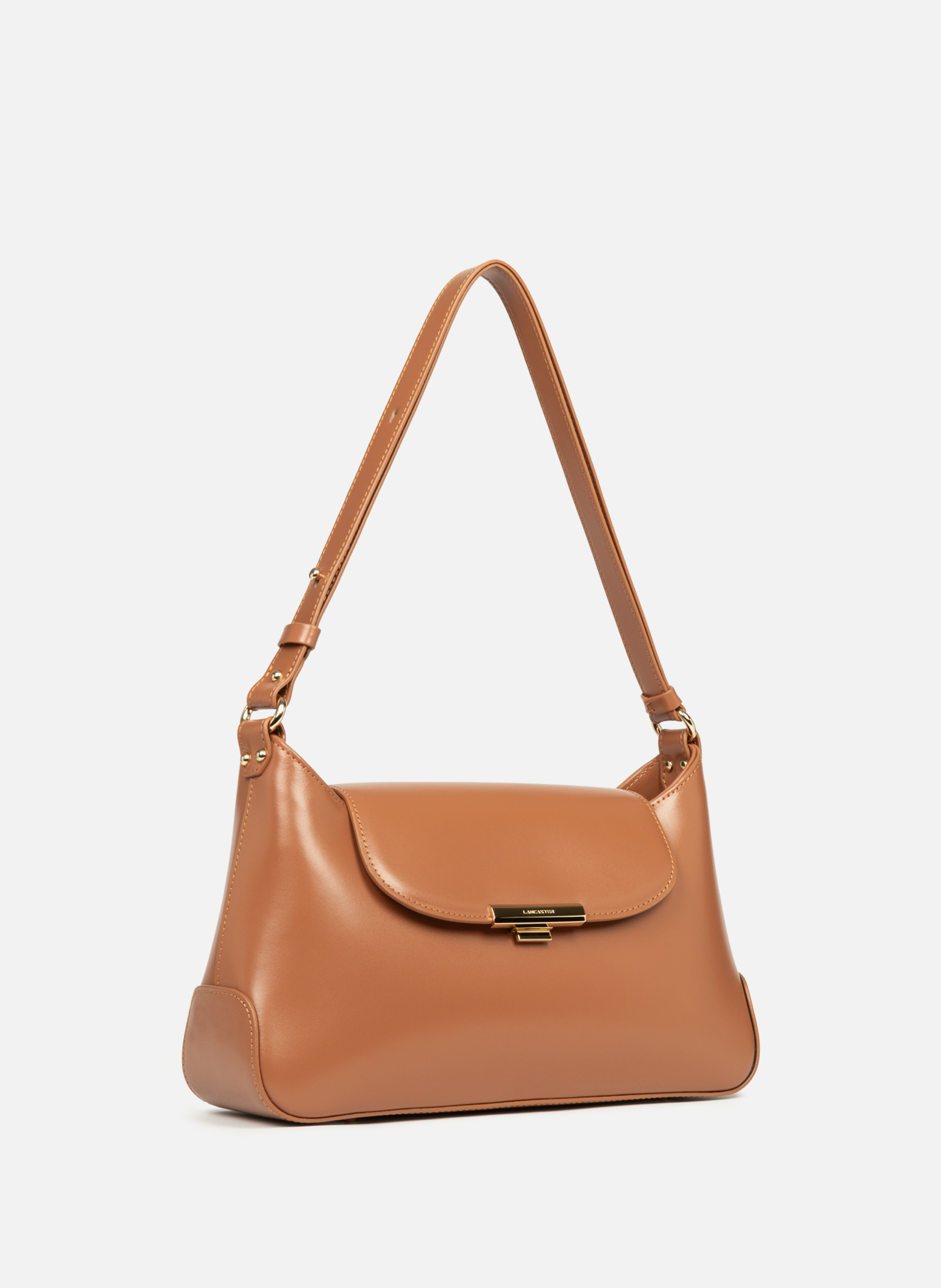 Large shoulder bag - Suave Evenly LANCASTER Brown