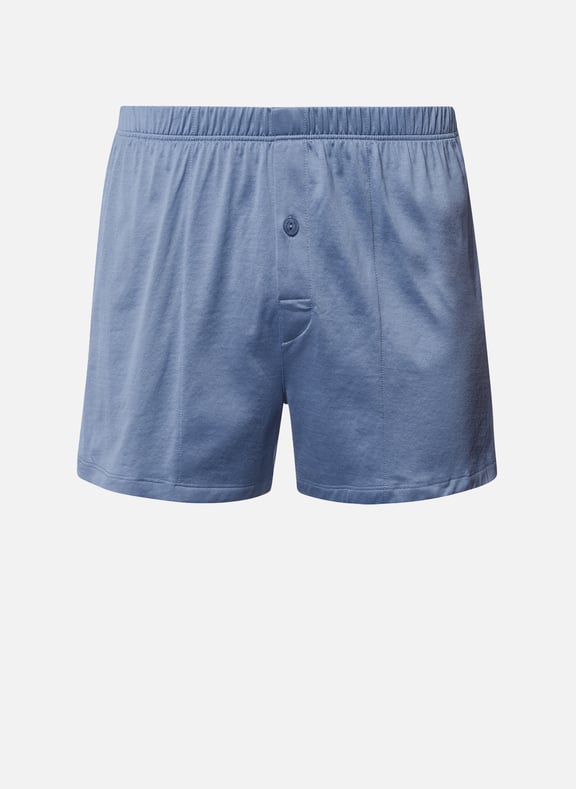 Caleçon en coton Sporty Bleu by HANRO HANRO Caleçon en coton Sporty Bleu