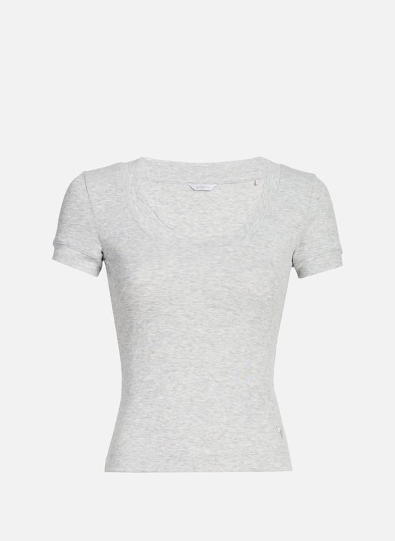 Plain T-shirt Grey by GUESS GUESS Plain T-shirt Grey