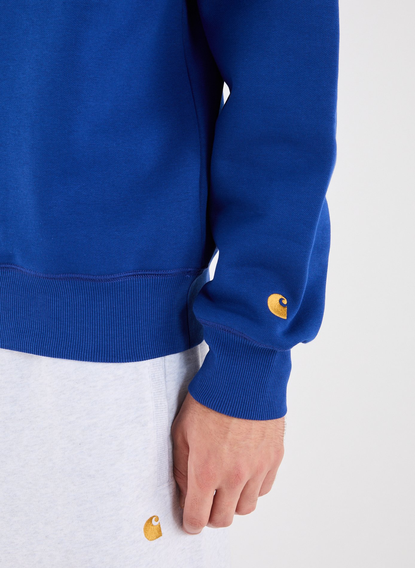 Sweatshirt en coton mélangé CARHARTT WIP Bleu