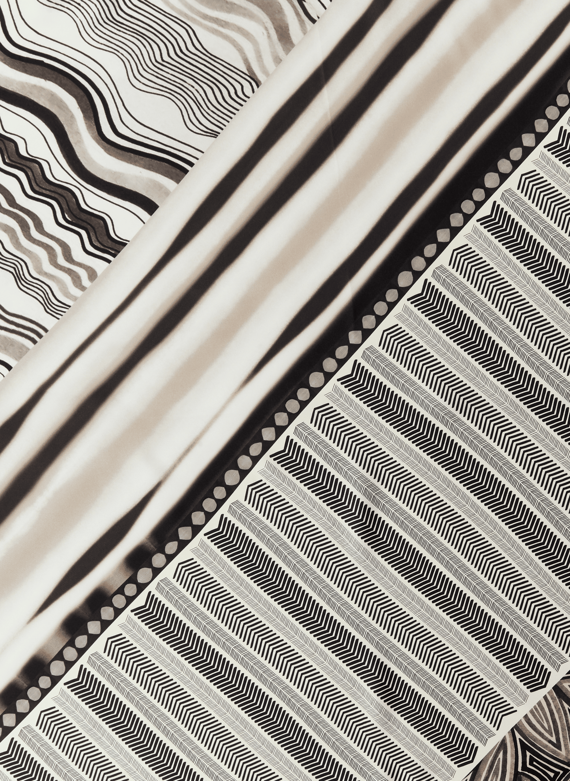 Foulard en soie AU PRINTEMPS PARIS Marron