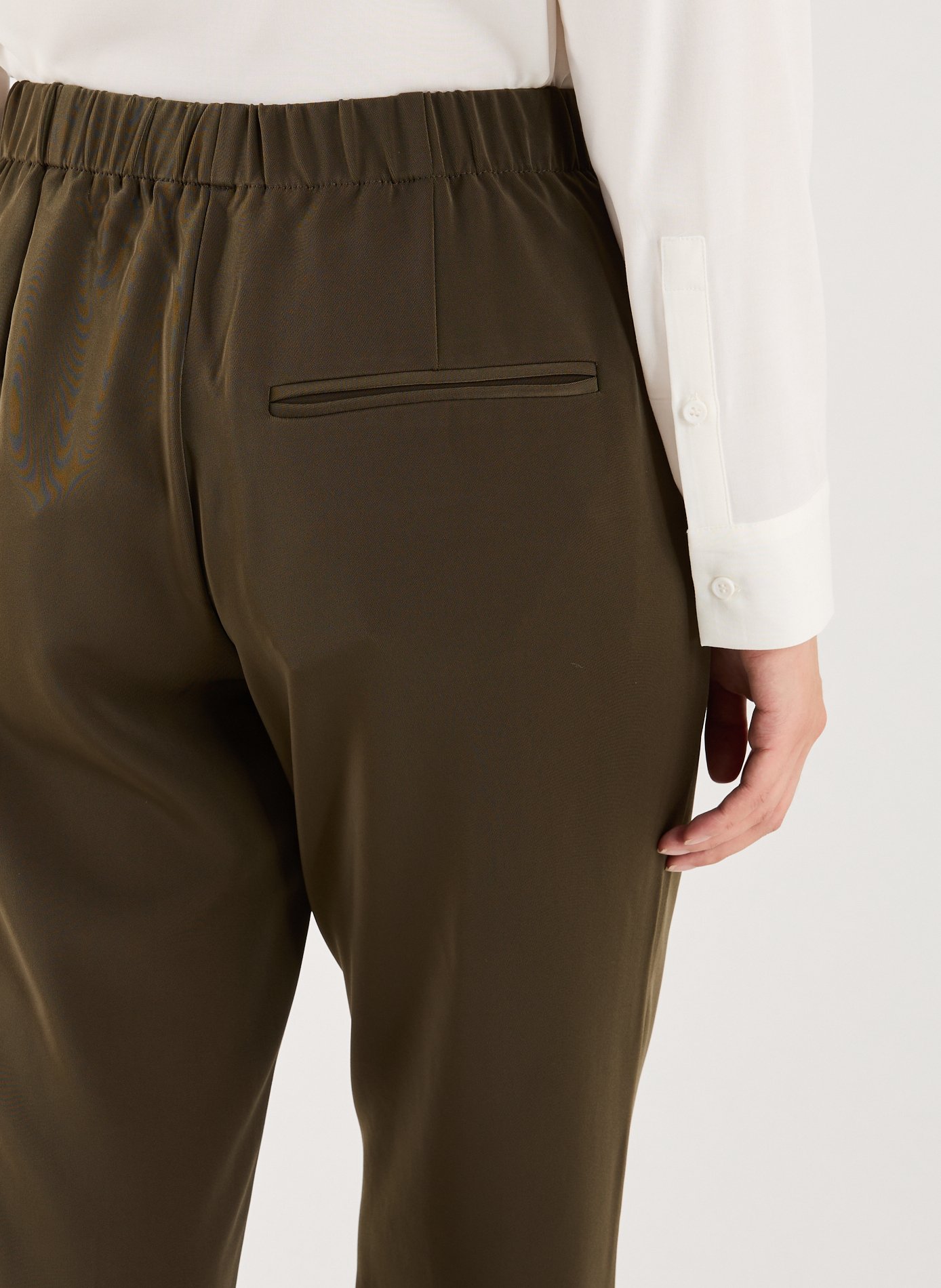 Pantalon droit fluide SAMSOE SAMSOE Vert