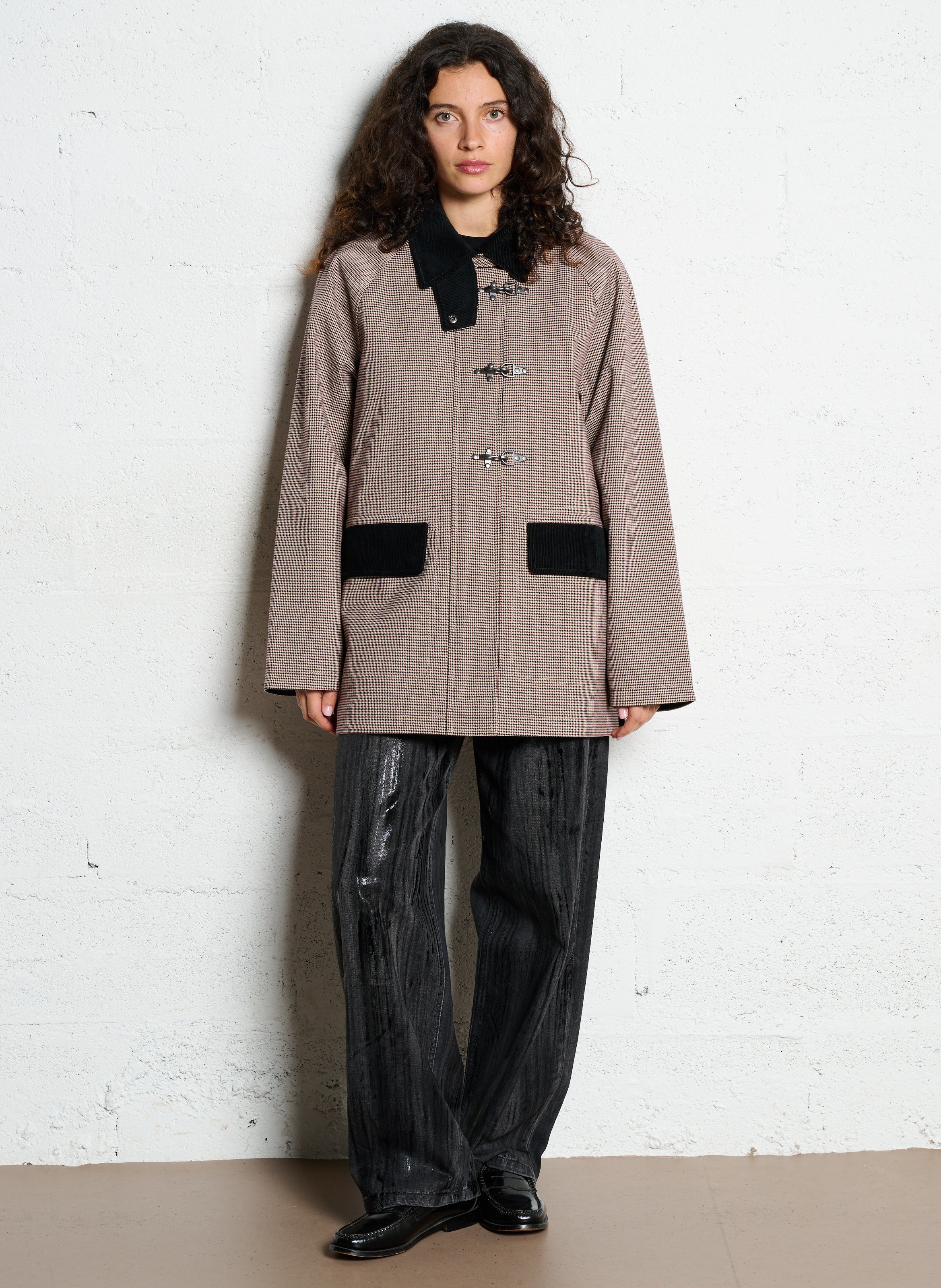 Parka col classique IKKS Violet