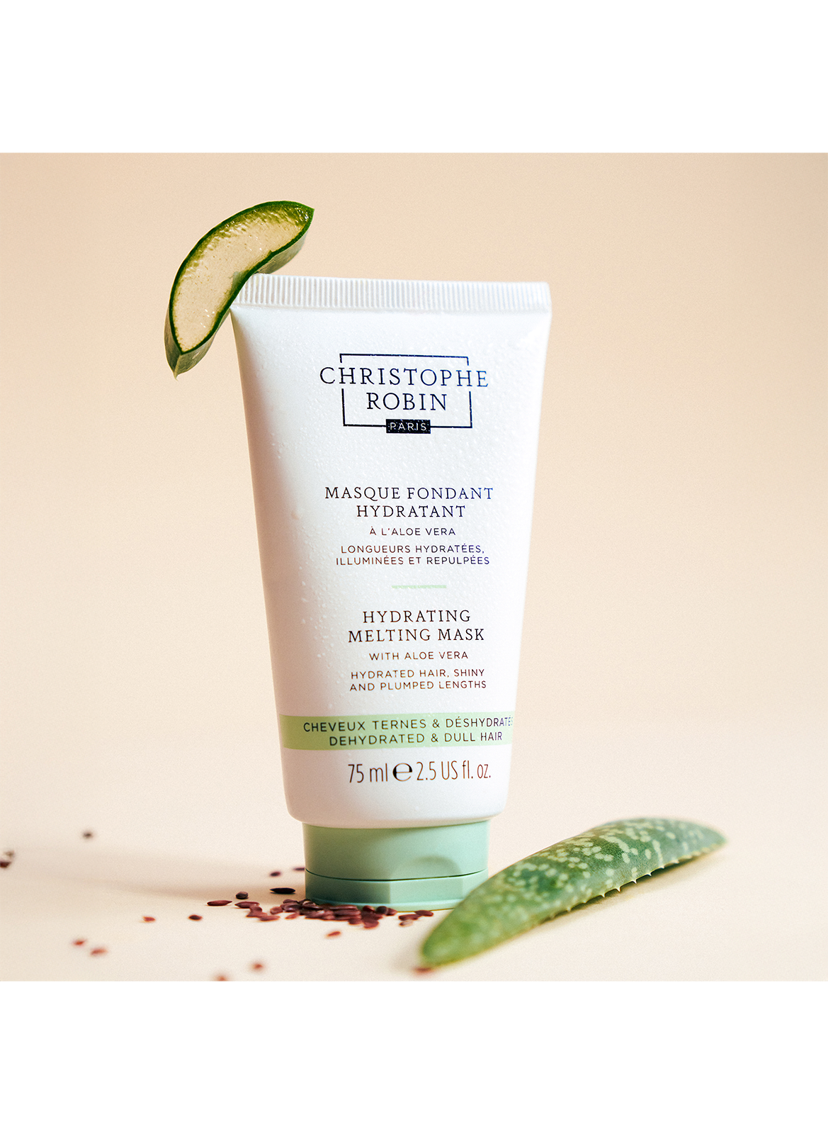 Hydrating Melting Mask with Aloe Vera CHRISTOPHE ROBIN No color