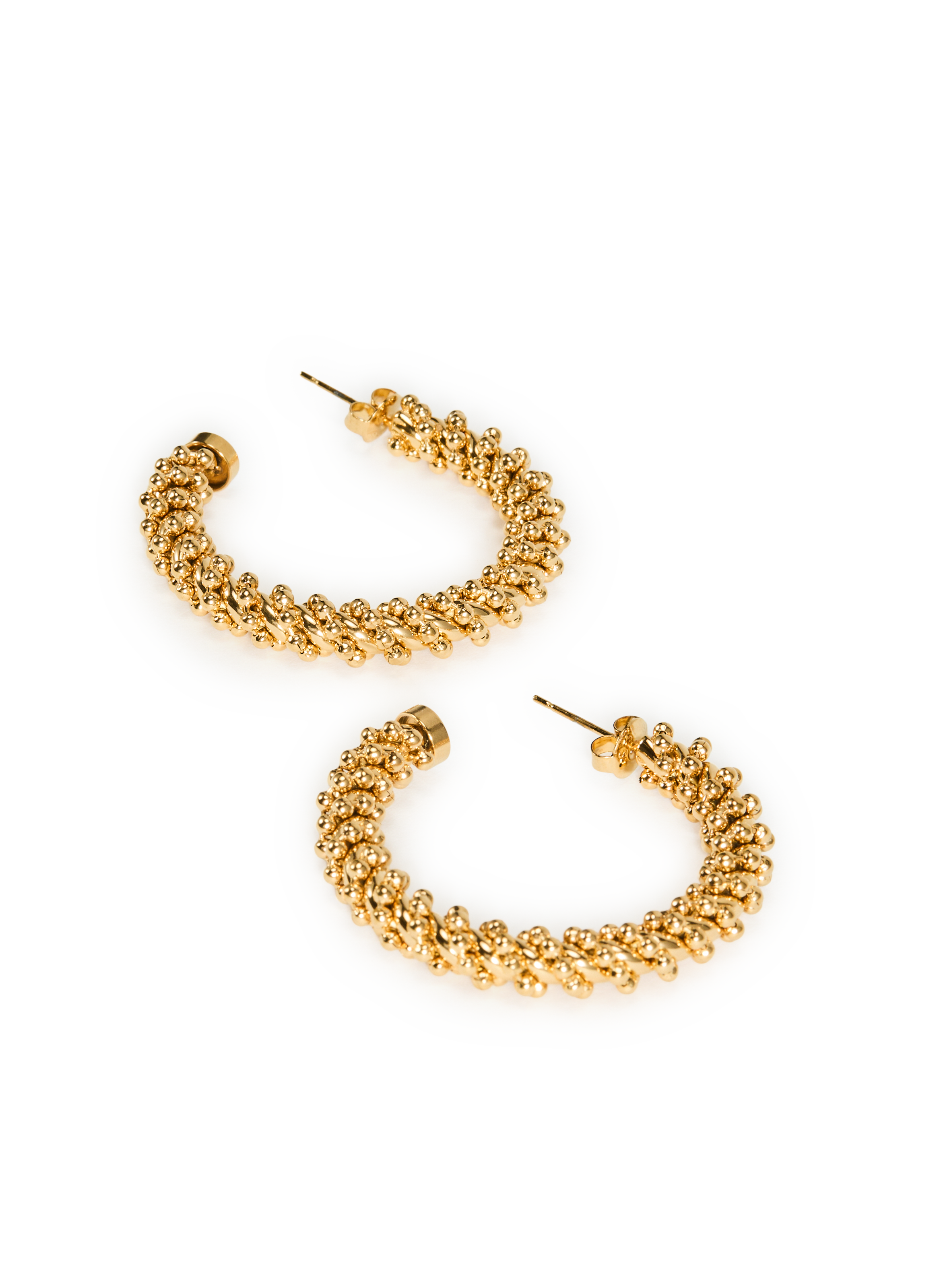 Créoles à boules AU PRINTEMPS PARIS Doré