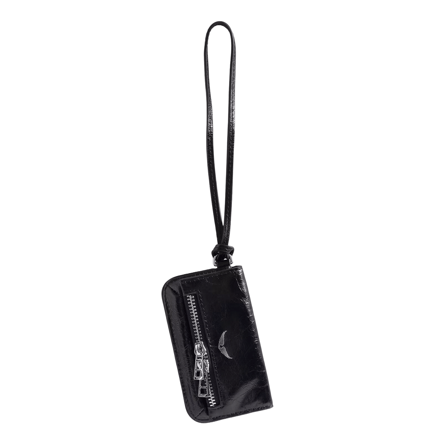 Mini pochette en cuir rock ZADIG&VOLTAIRE Noir