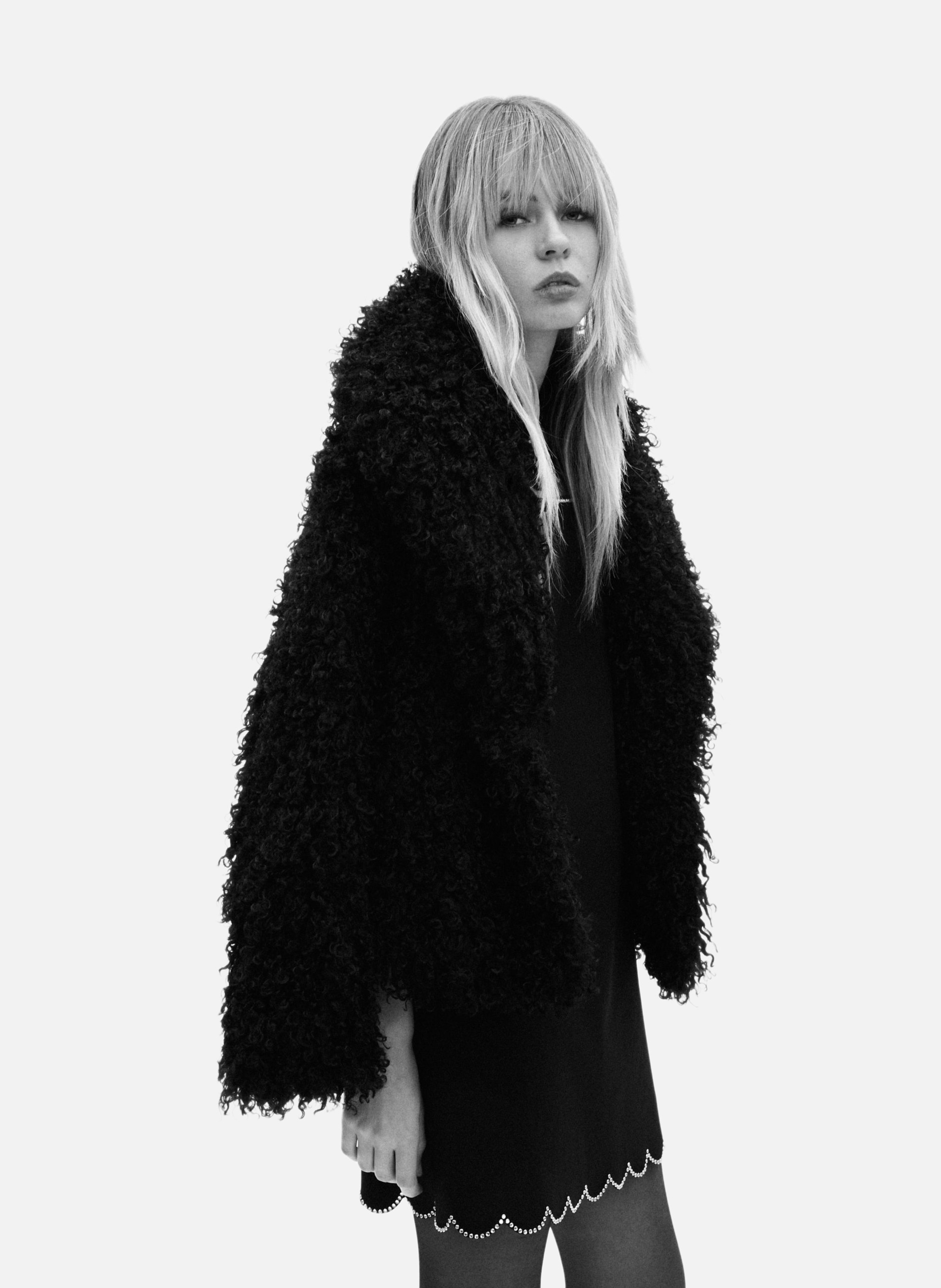 Robe courte avec détails de strass THE KOOPLES Noir