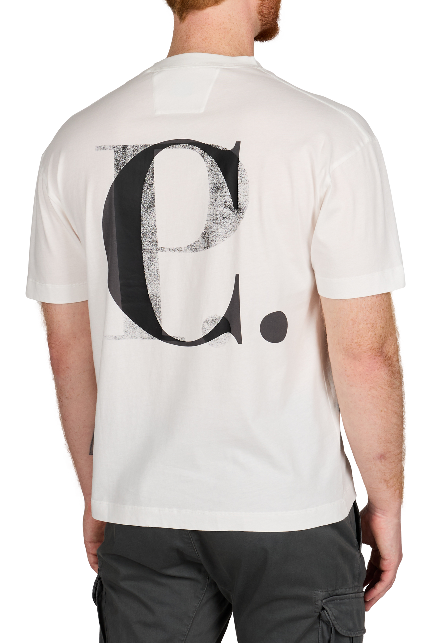 Cotton Logo T-shirt CP COMPANY White