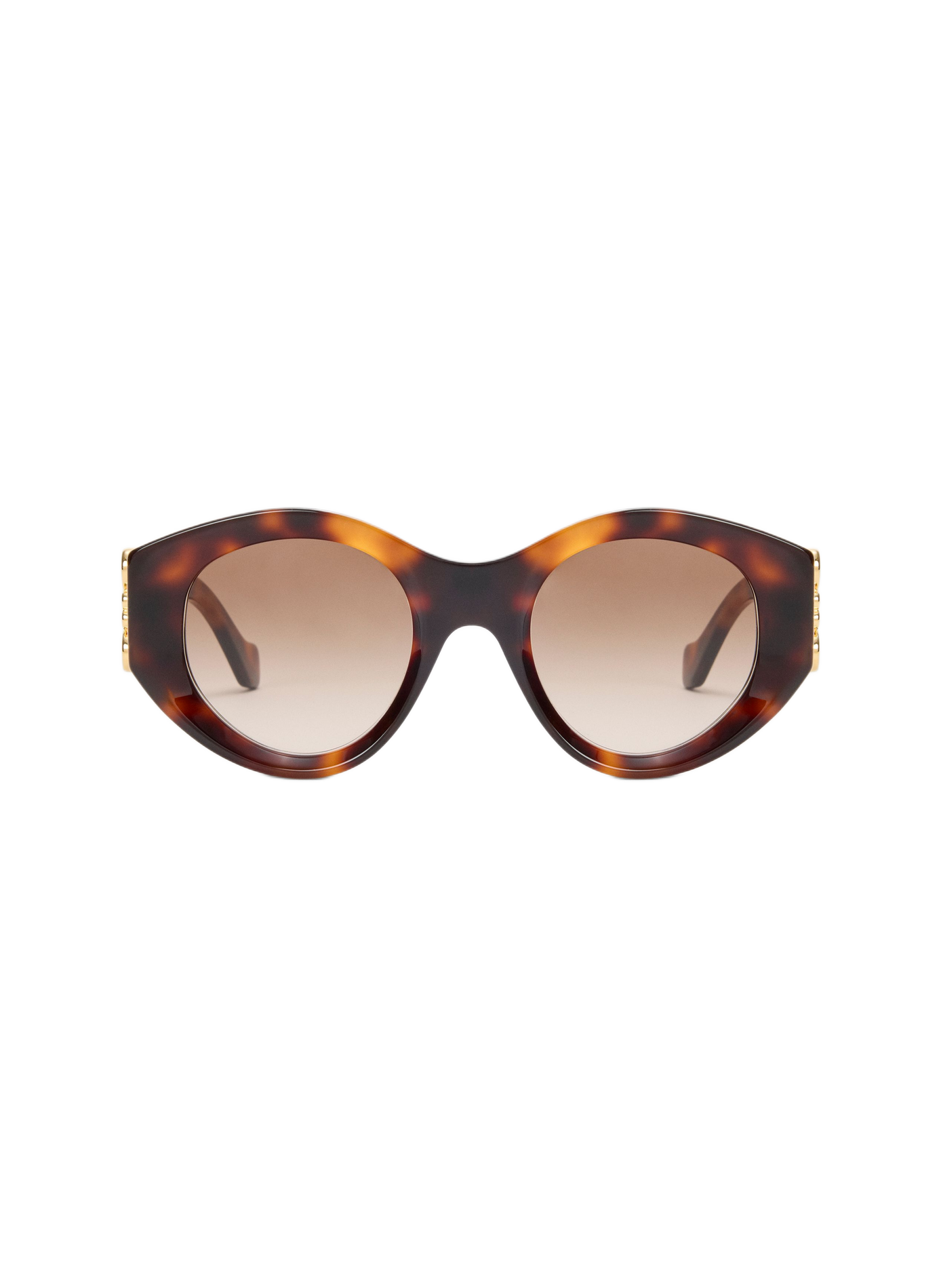 Lunettes de soleil Maxi Anagram Butterfly LOEWE Marron