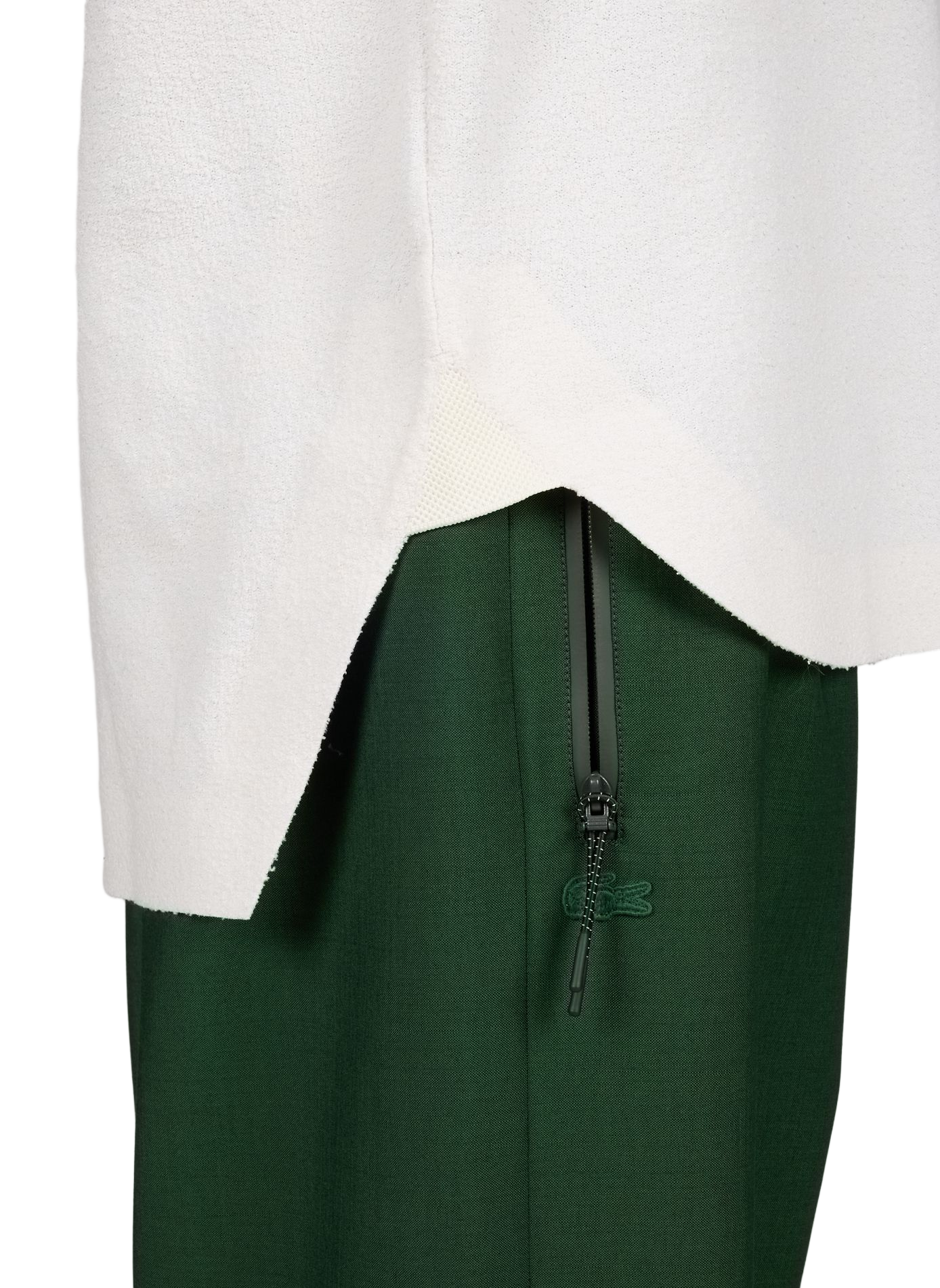 Polo loose-fit en maille bouclette LACOSTE Beige