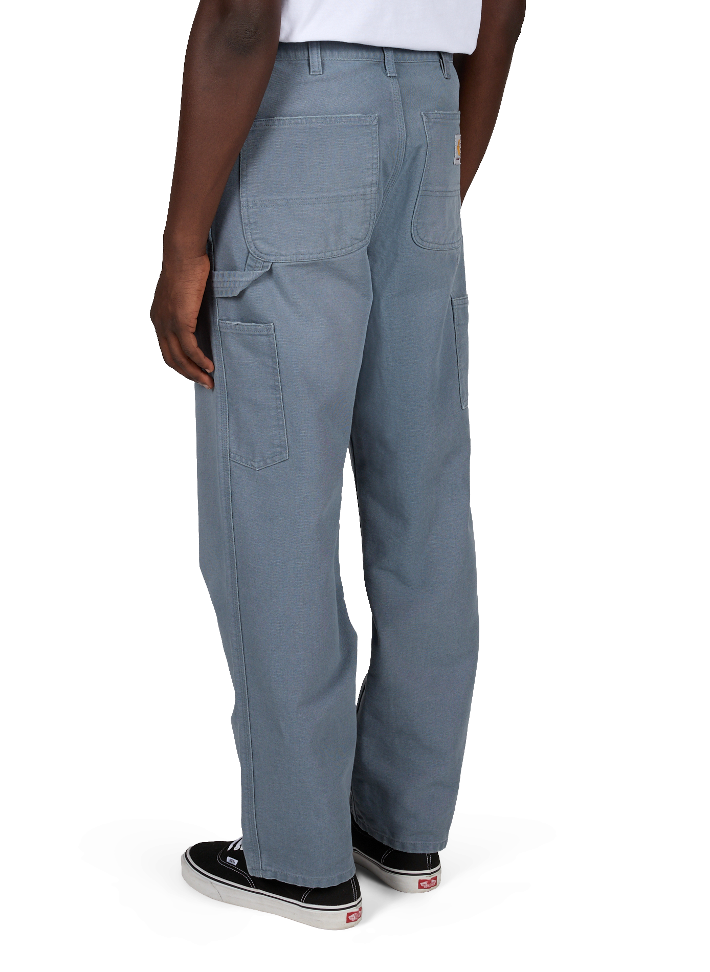 Pantalon uni en coton CARHARTT WIP Bleu