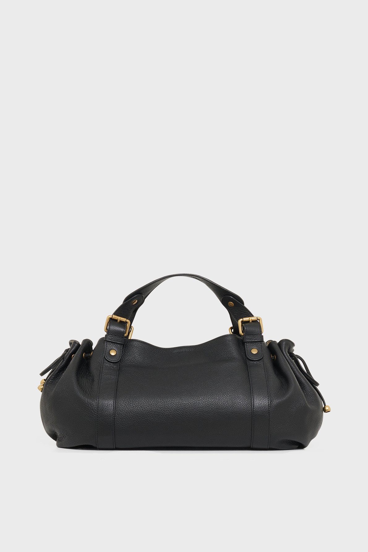 Sac à main en cuir grainé intérieur métallisé - 24h GERARD DAREL Doré