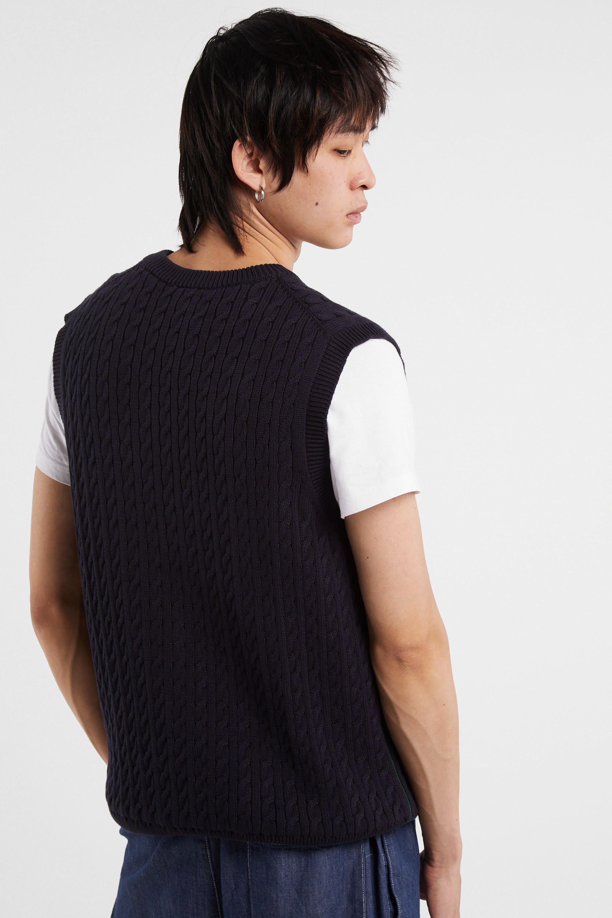 Pull tricot LACOSTE Bleu