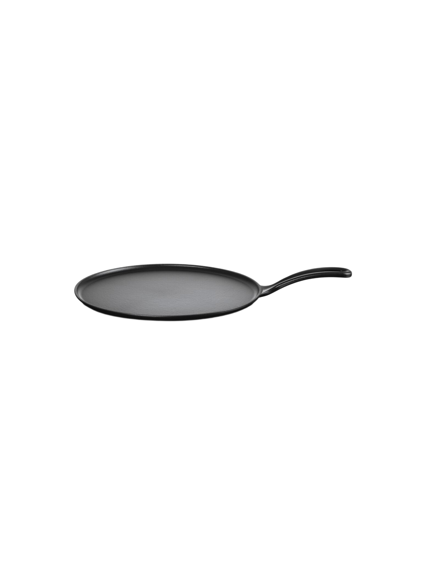 Small enameled cast iron crepe maker LE CREUSET Black