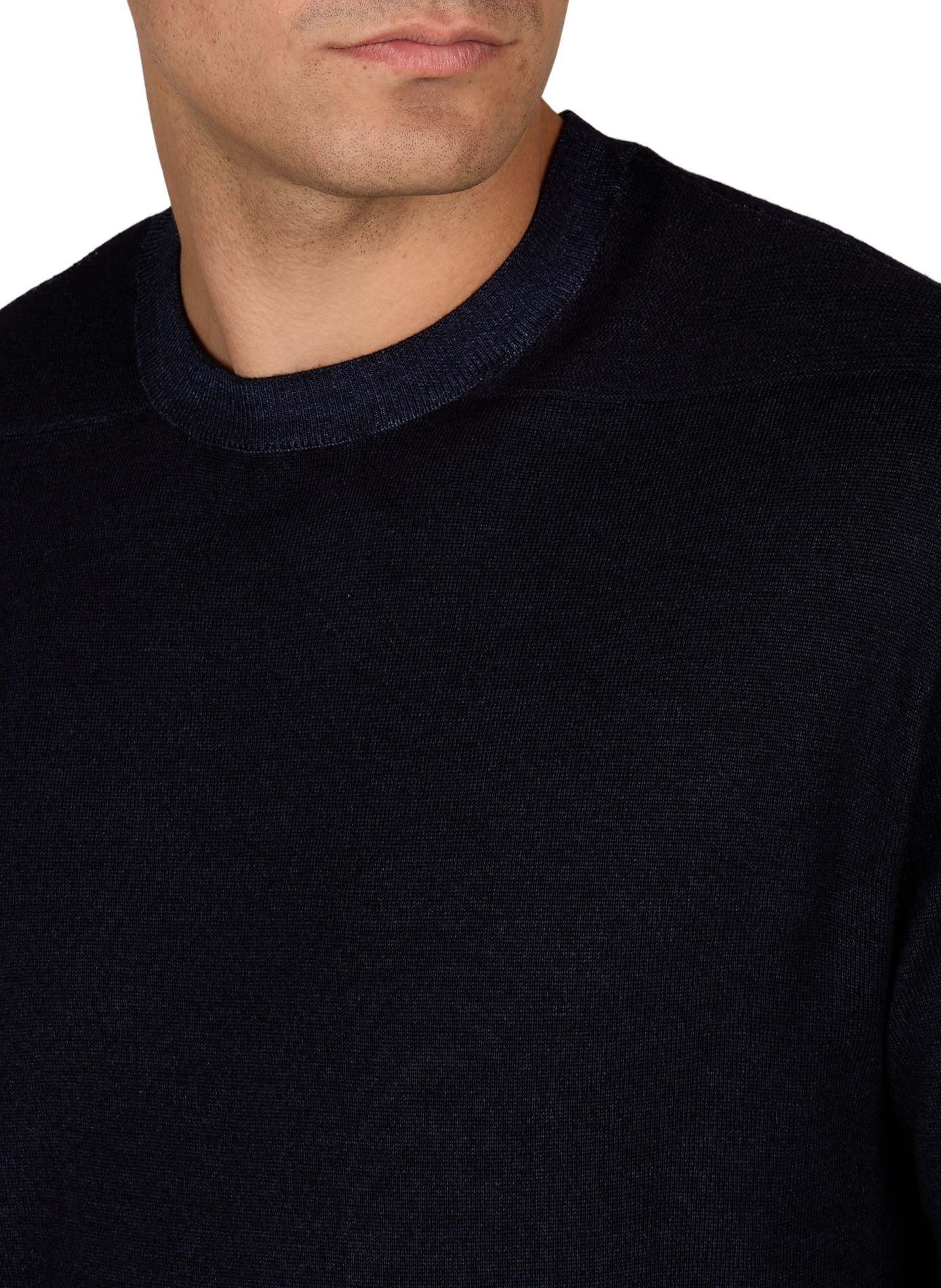 Sweatshirt in virgin wool EMPORIO ARMANI Blue