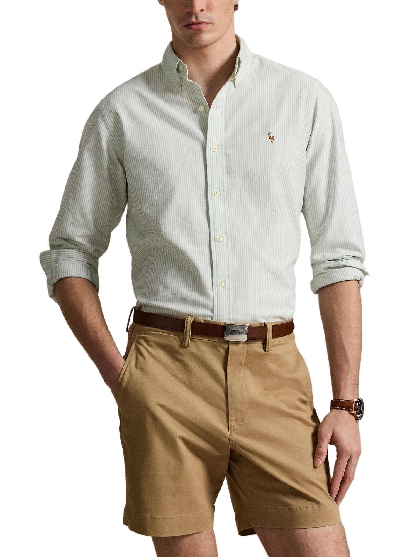 Linen shirt POLO RALPH LAUREN Green