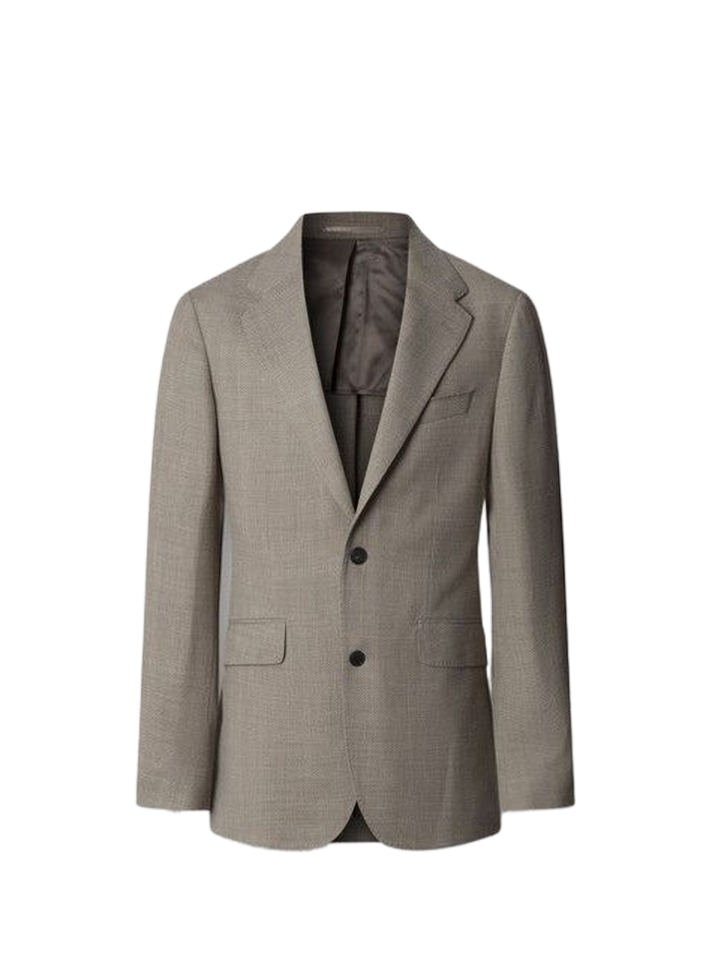 Straight blazer with lapel collar HACKETT Beige