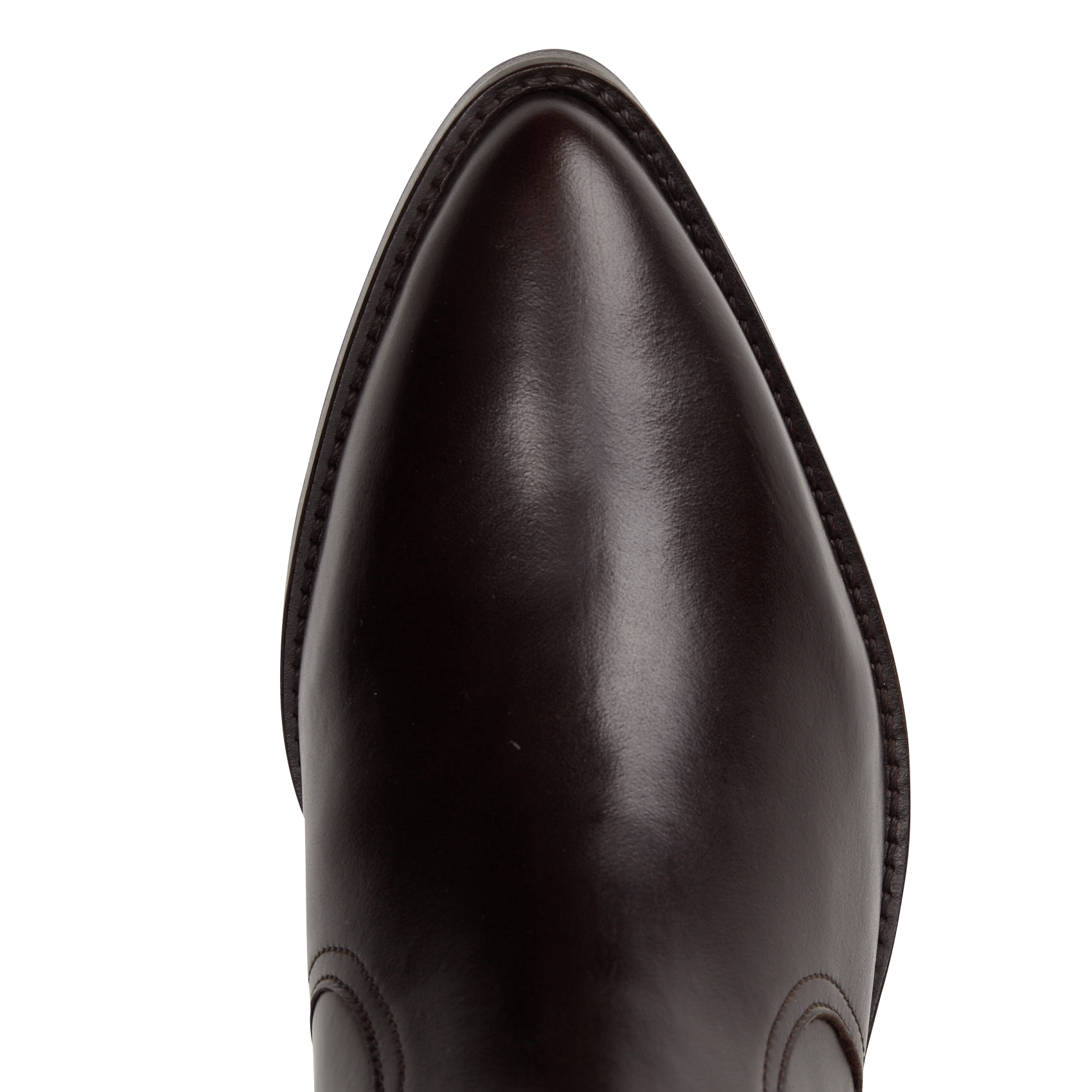 Bottes santiags en cuir dakota BOBBIES Marron