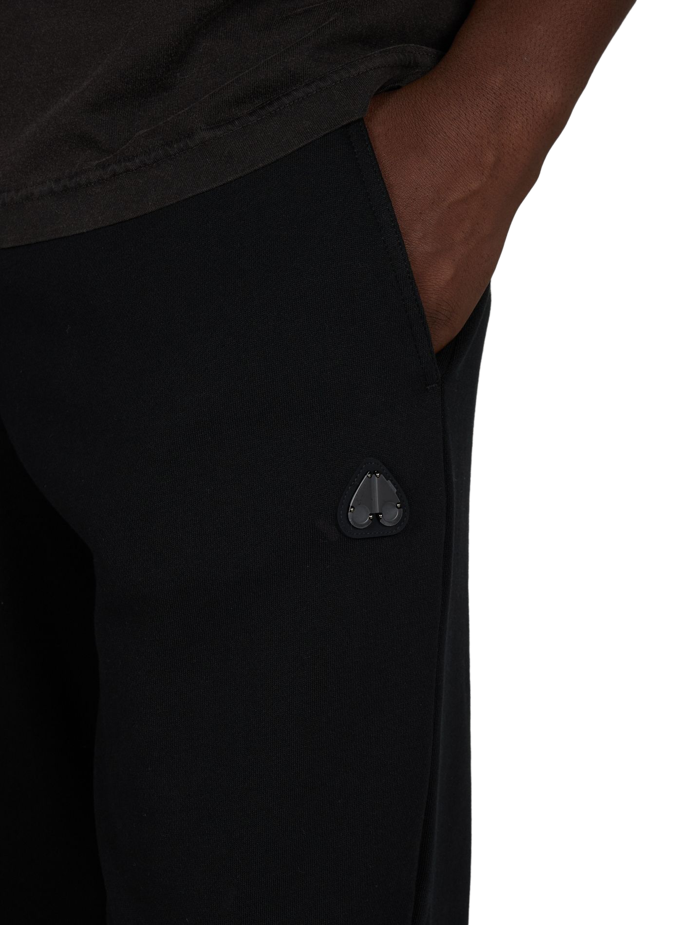 YUL mixed cotton sweatpants MOOSE KNUCKLES Black