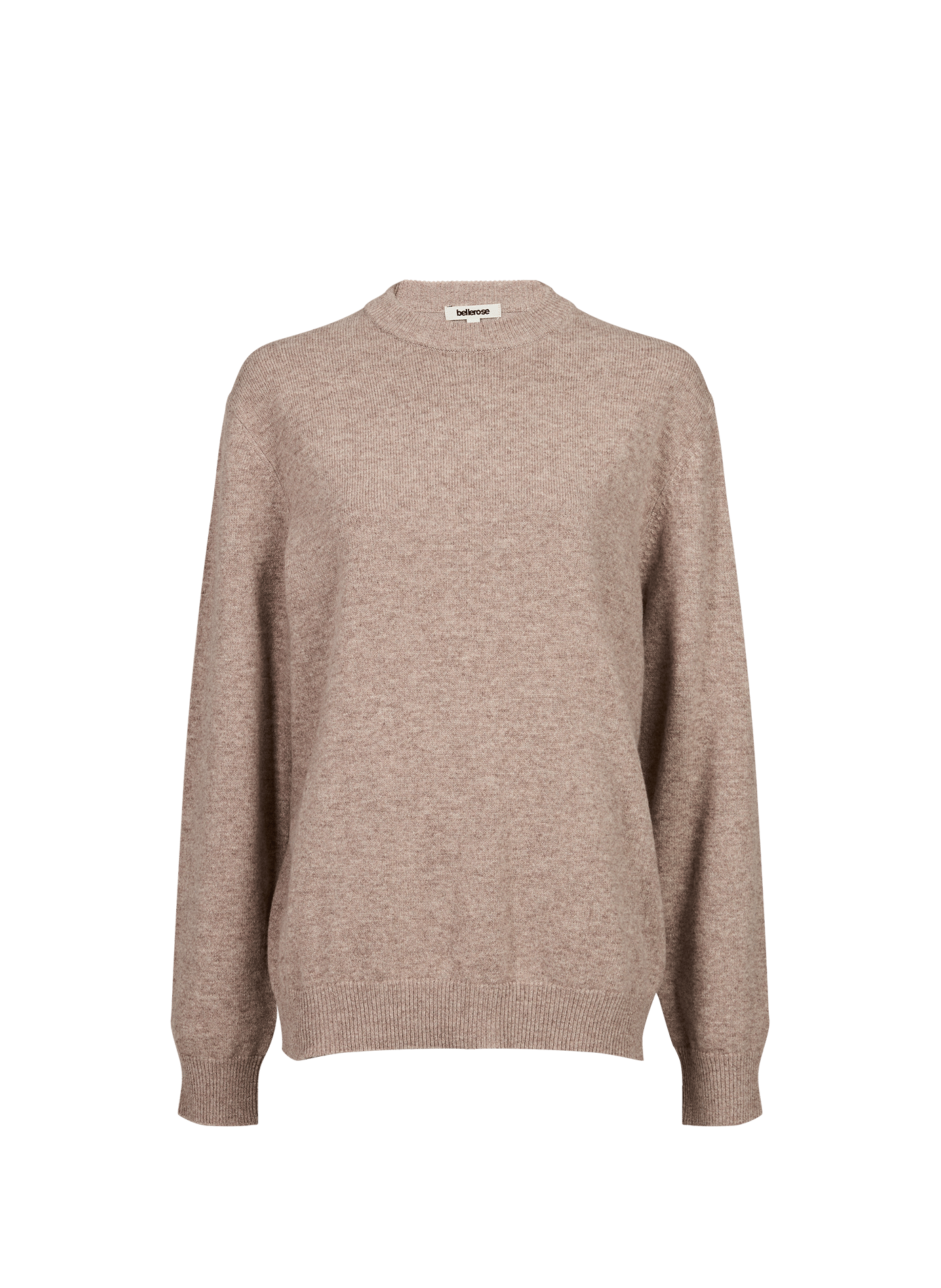 Straight wool and cotton pants BELLEROSE Beige