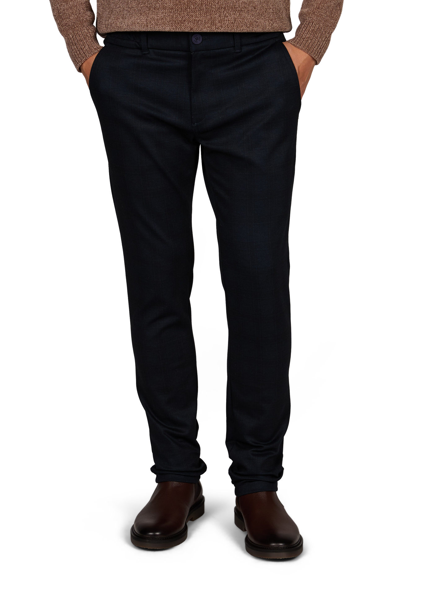Printed Serge Genes trousers 1789 CALA Blue