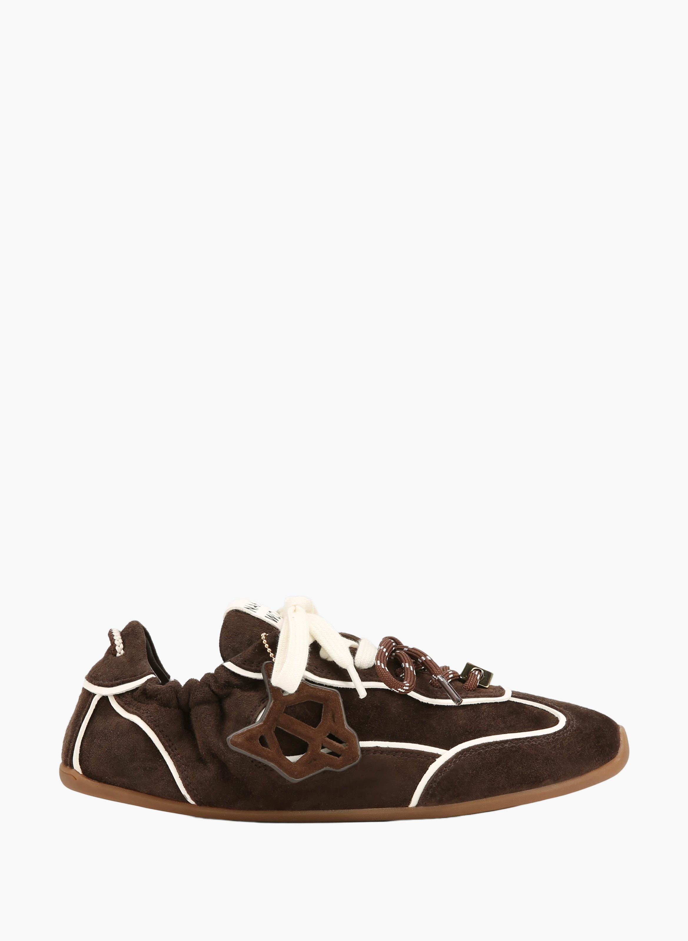 Soul-sneakers van suède NAKED WOLFE Beige