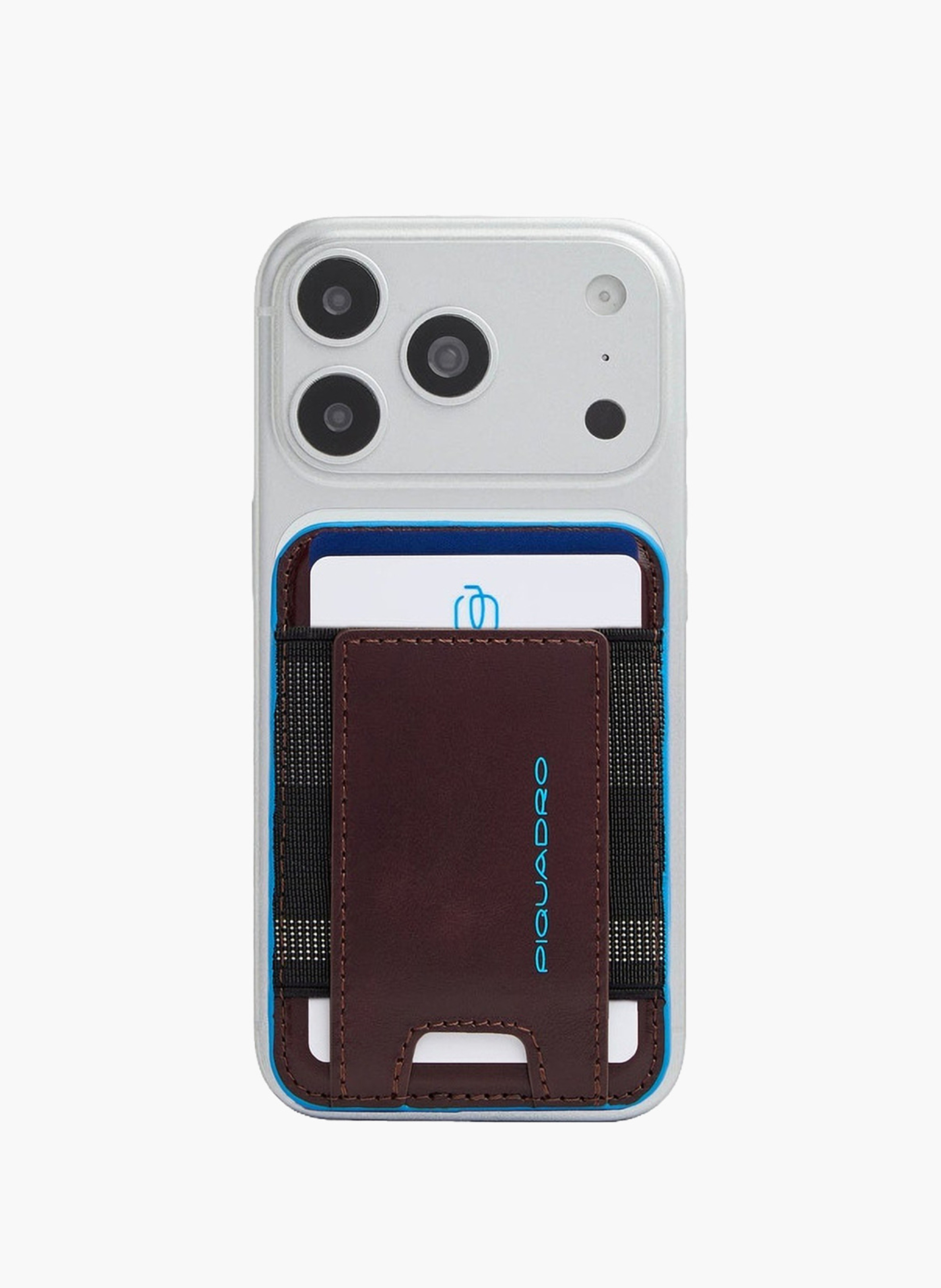 Porte-cartes de crédit magsafe® en cuir | Marron PIQUADRO Homme