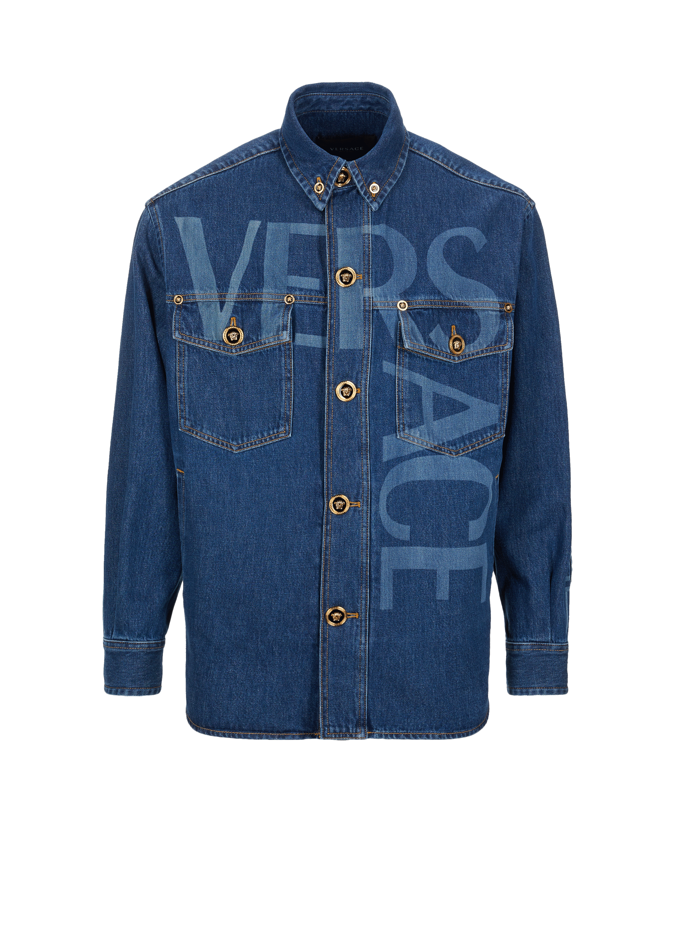Veste à logo en jean